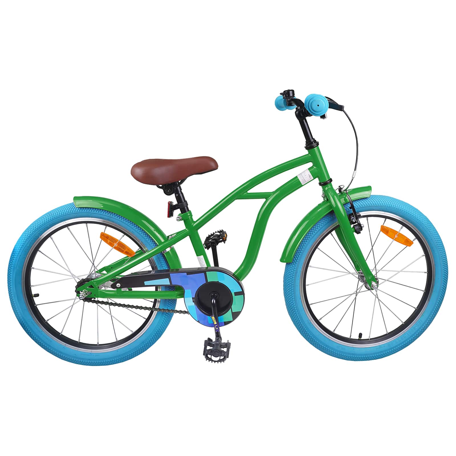 Kinderfahrrad 22 Zoll für 7-12 Jahre alt Grün