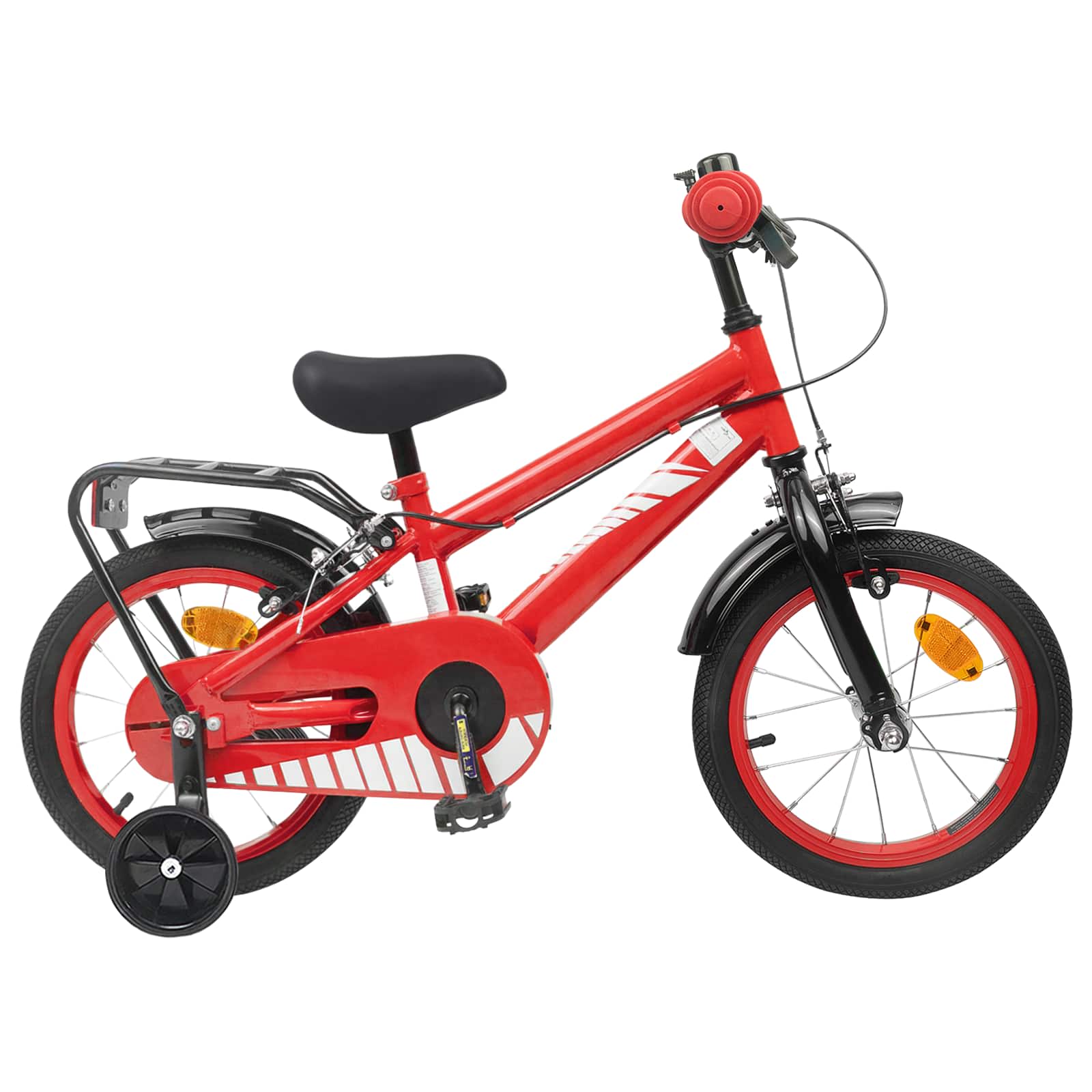 Kinderfahrrad 14 Zoll für 3-5 Jahre alt Rot