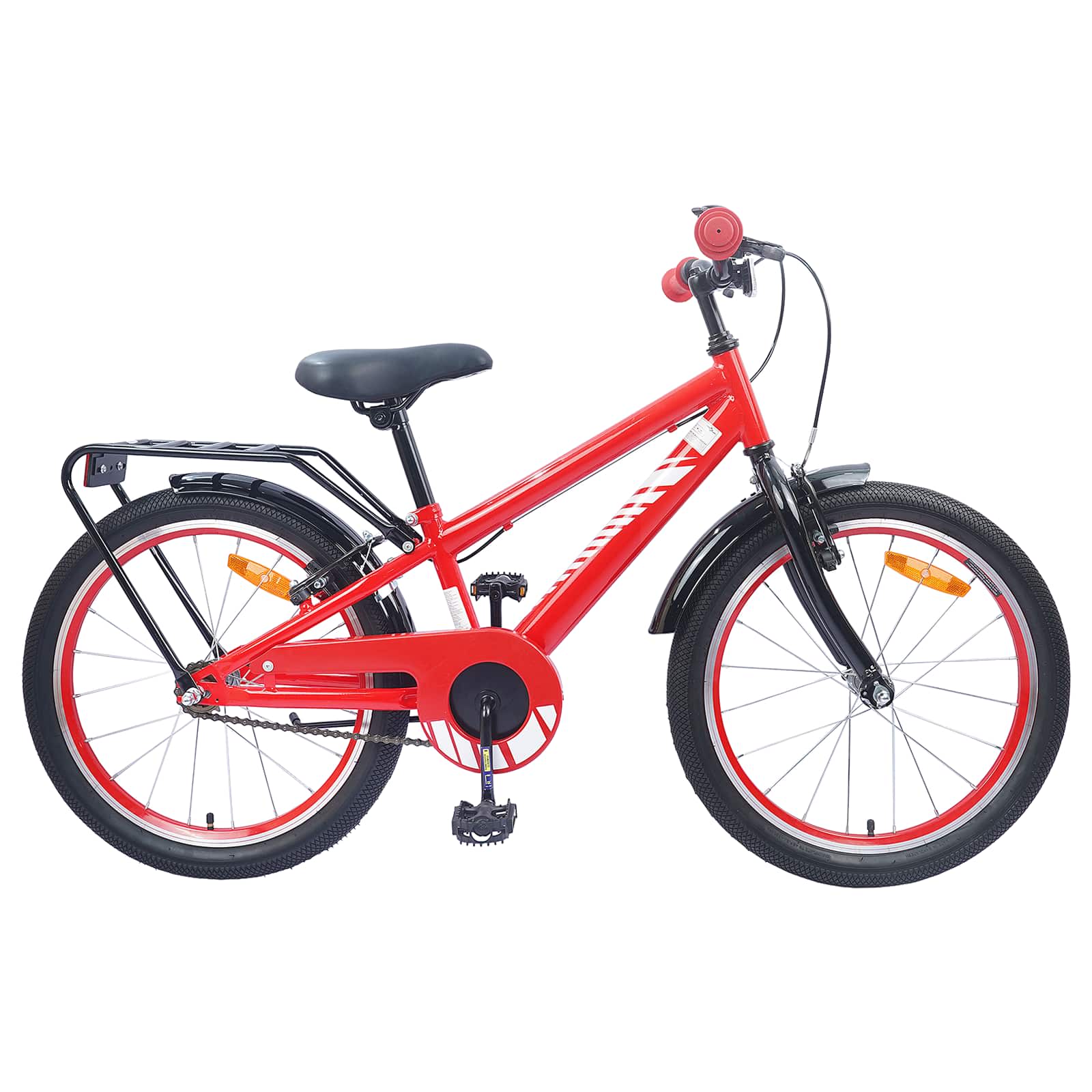 Kinderfahrrad 18 Zoll für 5-7 Jahre alt Rot