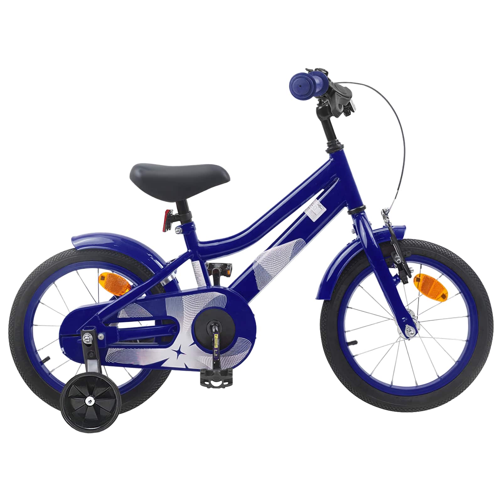 Kinderfahrrad 14 Zoll für 3-5 Jahre alt Dunkelblau