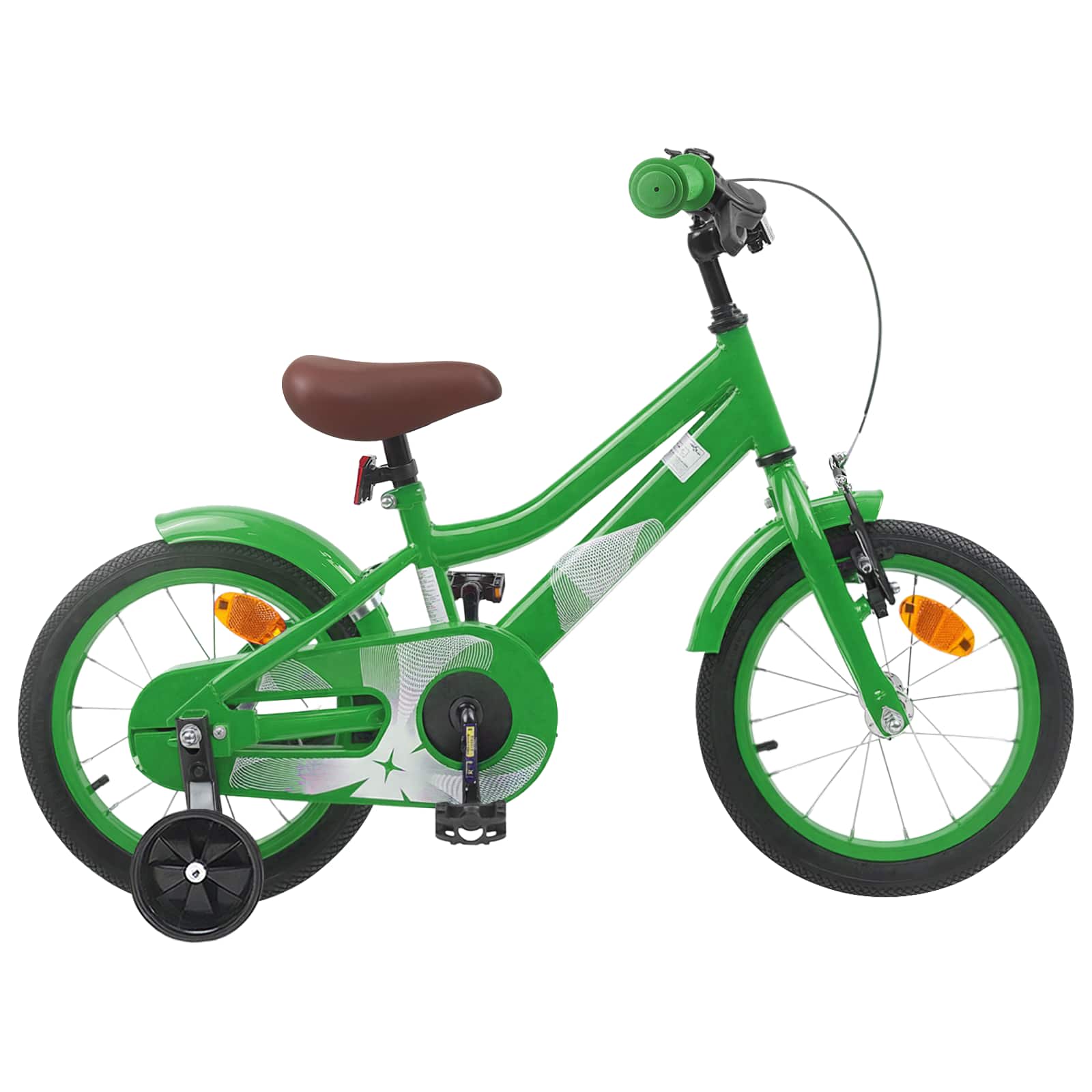 Kinderfahrrad 16 Zoll für 4-6 Jahre alt Grün