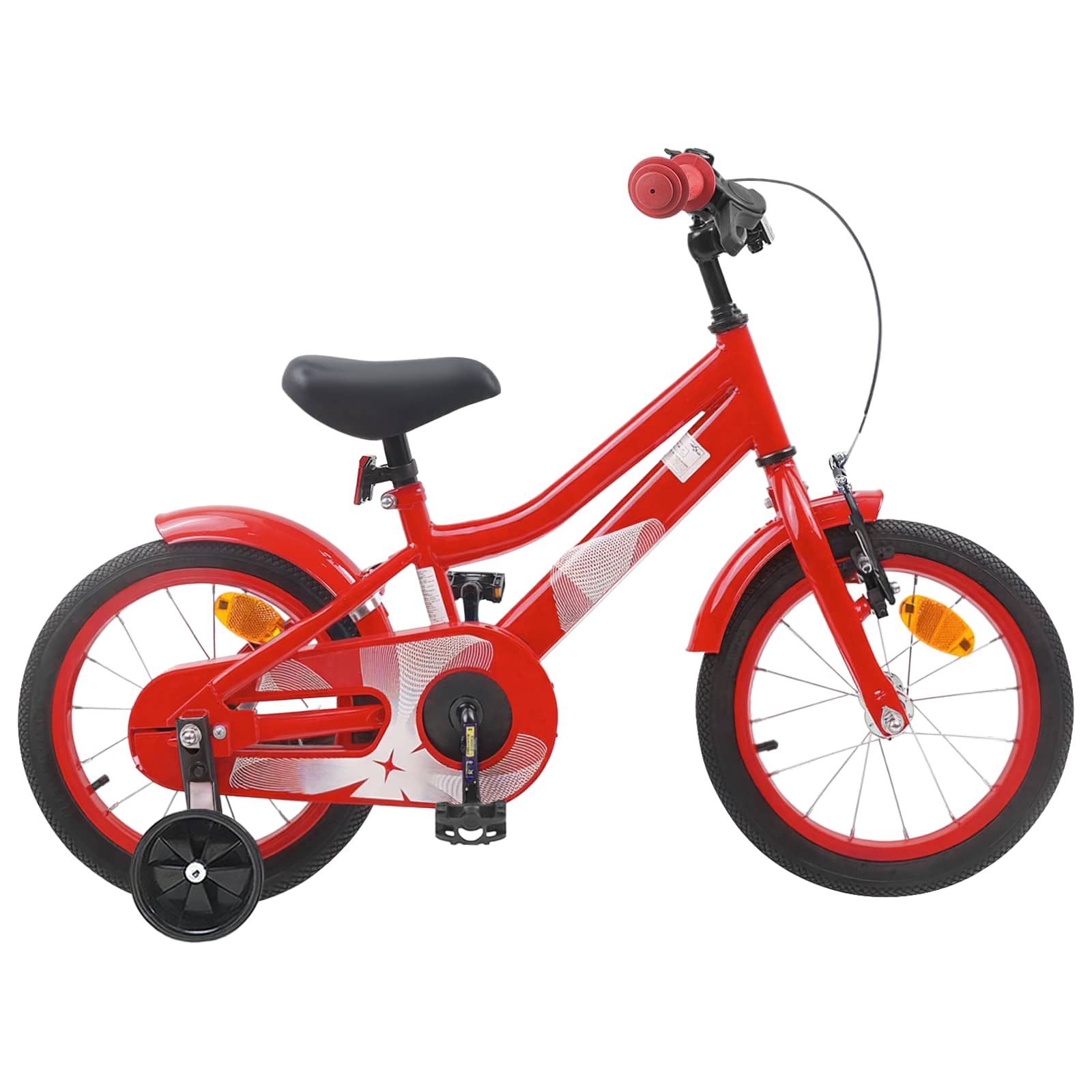 Kinderfahrrad 14 Zoll für 3-5 Jahre alt Rot