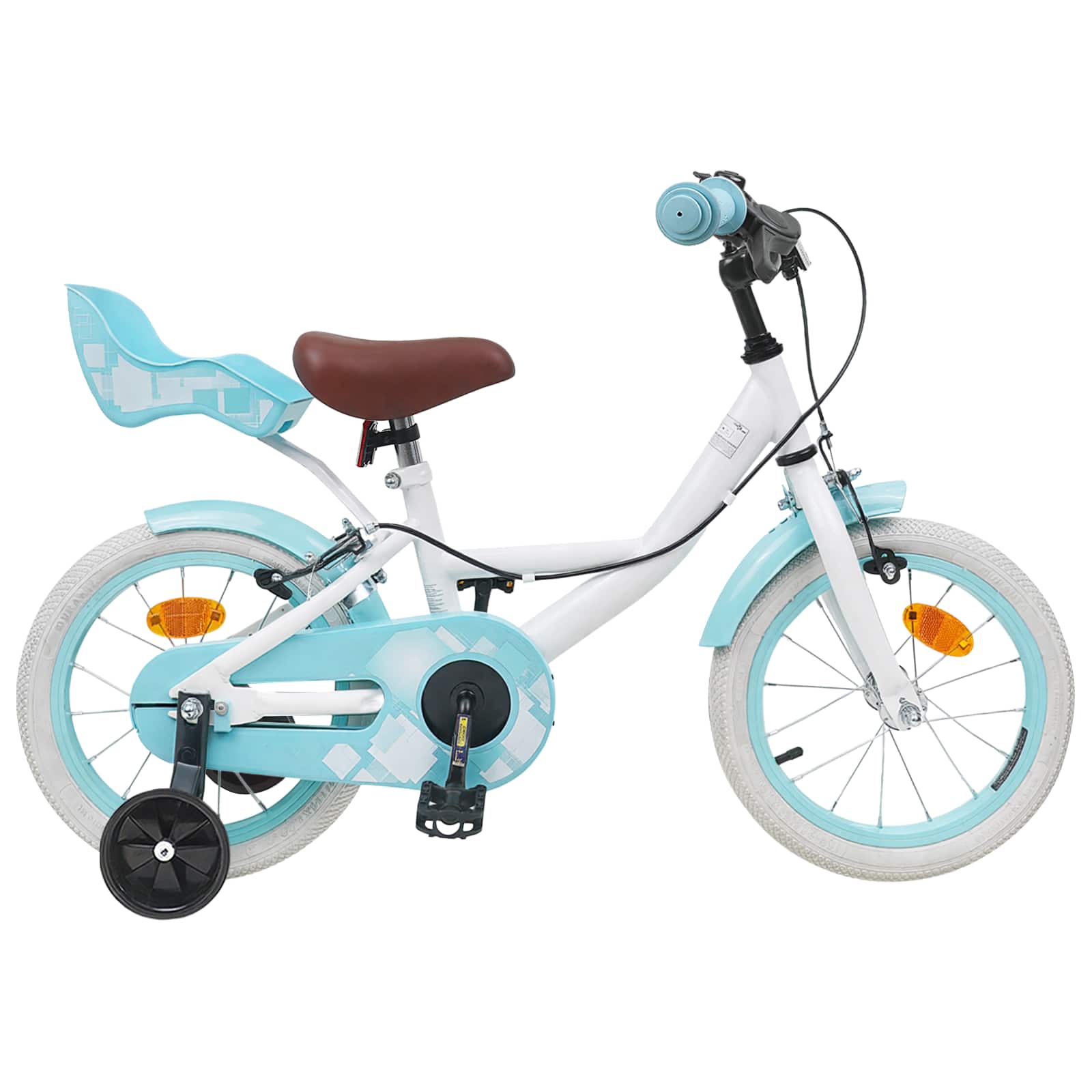 Kinderfahrrad 14 Zoll für 3-5 Jahre alt Weiß