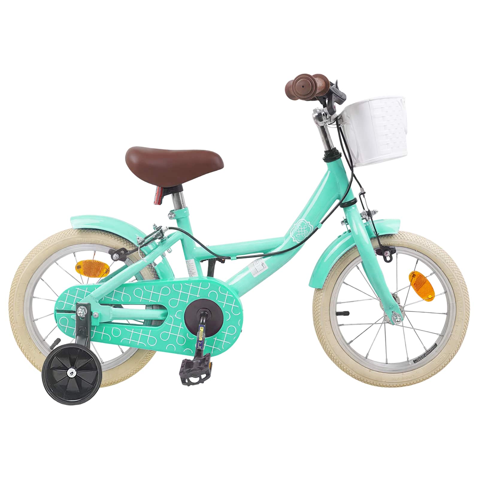 Kinderfahrrad 12 Zoll für 2-4 Jahre alt Meergrün