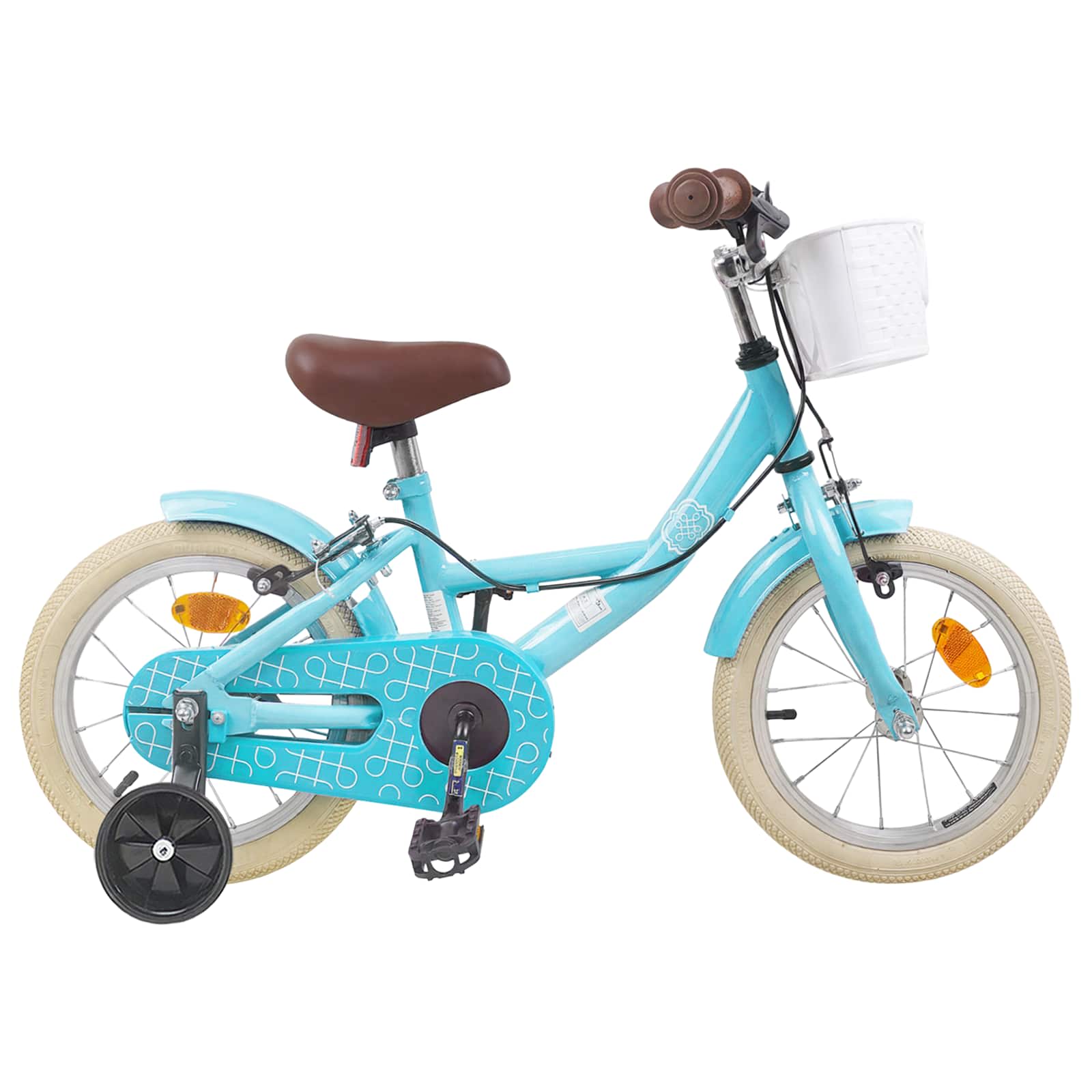 Kinderfahrrad 16 Zoll für 4-6 Jahre alt Himmelblau