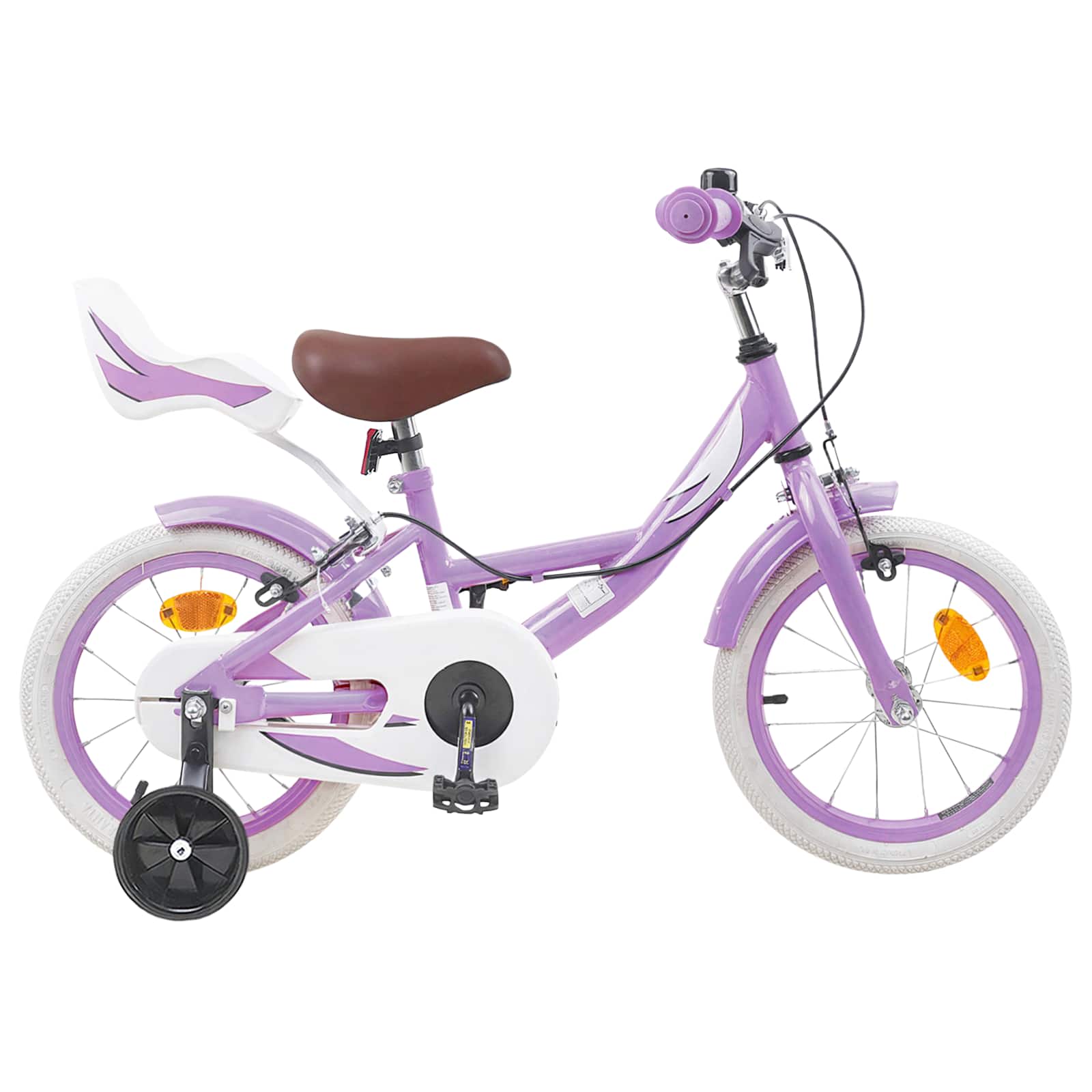 Kinderfahrrad 14 Zoll für 3-5 Jahre alt Lila