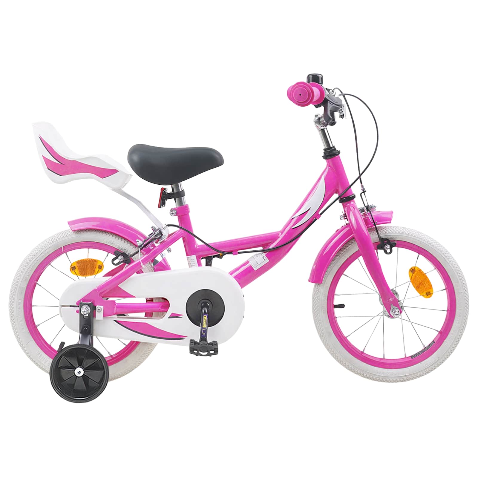 Kinderfahrrad 12 Zoll für 2-4 Jahre alt Rosa