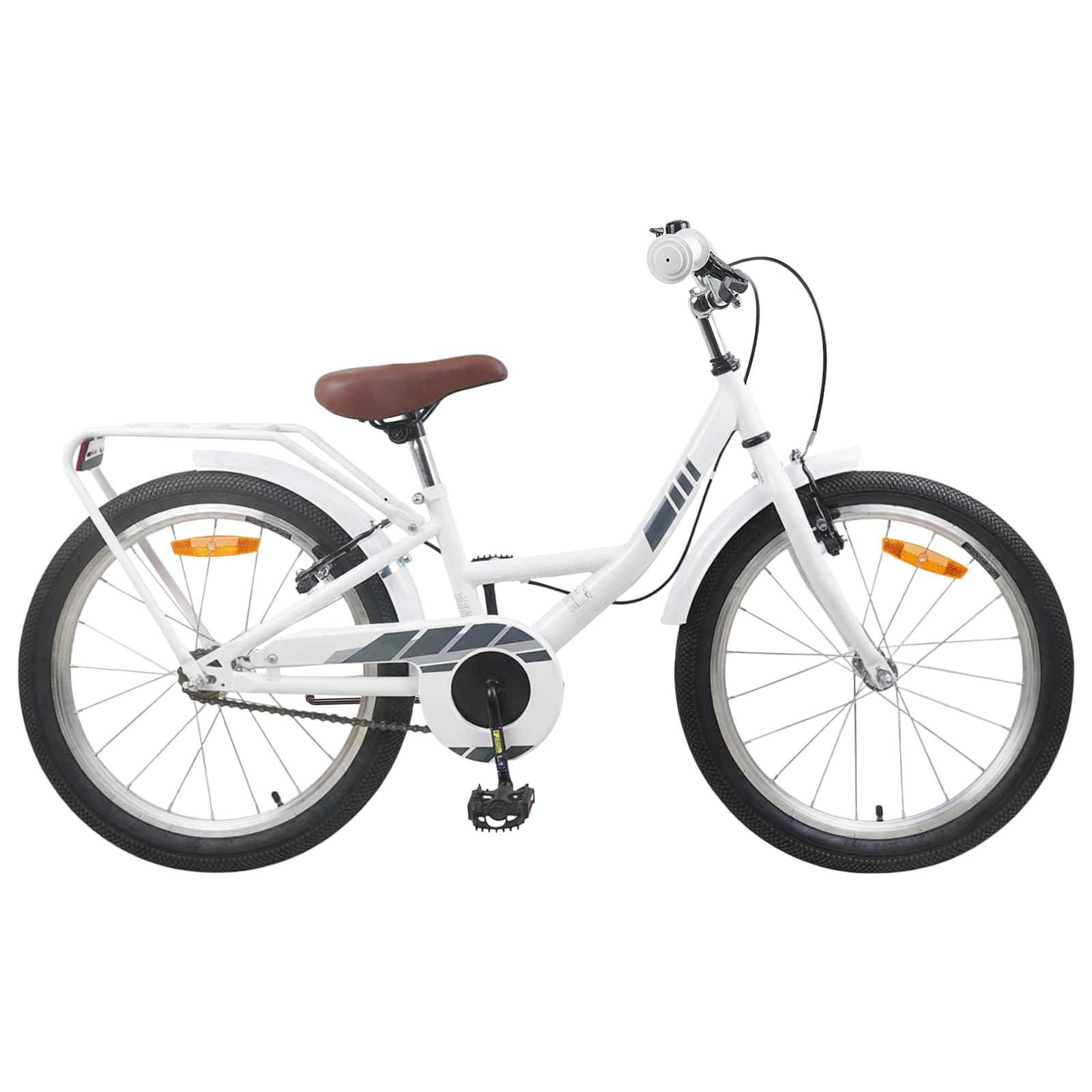 Kinderfahrrad 18 Zoll für 5-7 Jahre alt Weiß