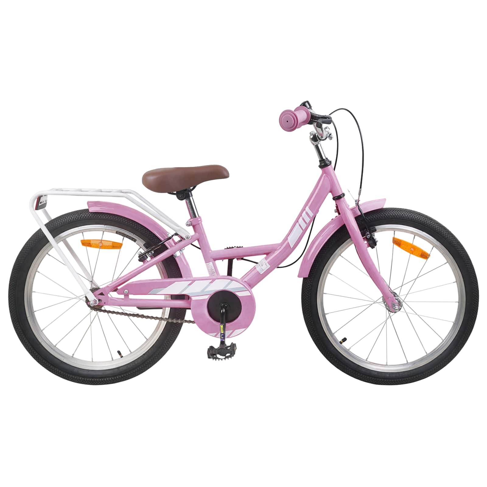 Kinderfahrrad 20 Zoll für 6-11 Jahre alt Hellrosa