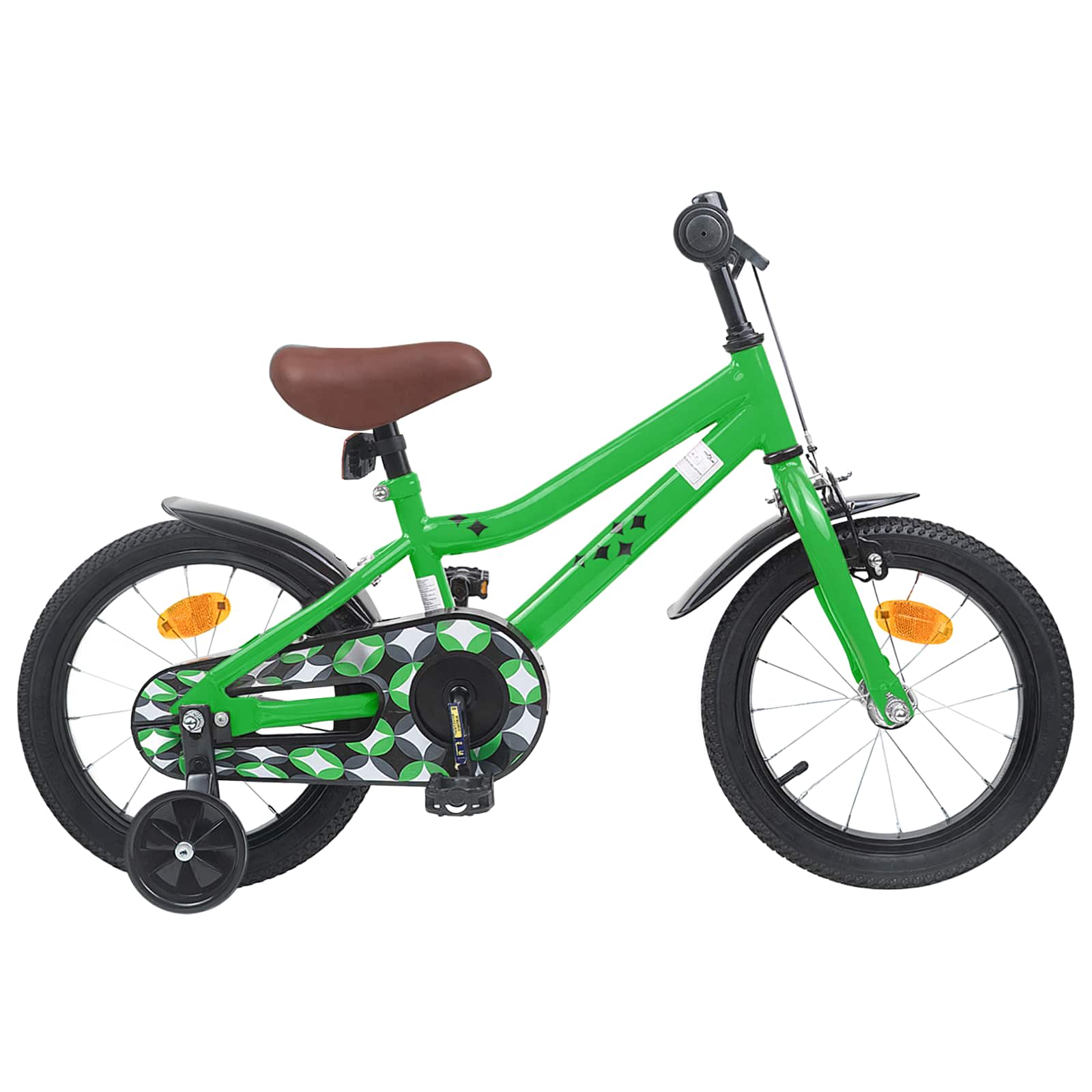 Kinderfahrrad 16 Zoll für 4-6 Jahre alt Grün