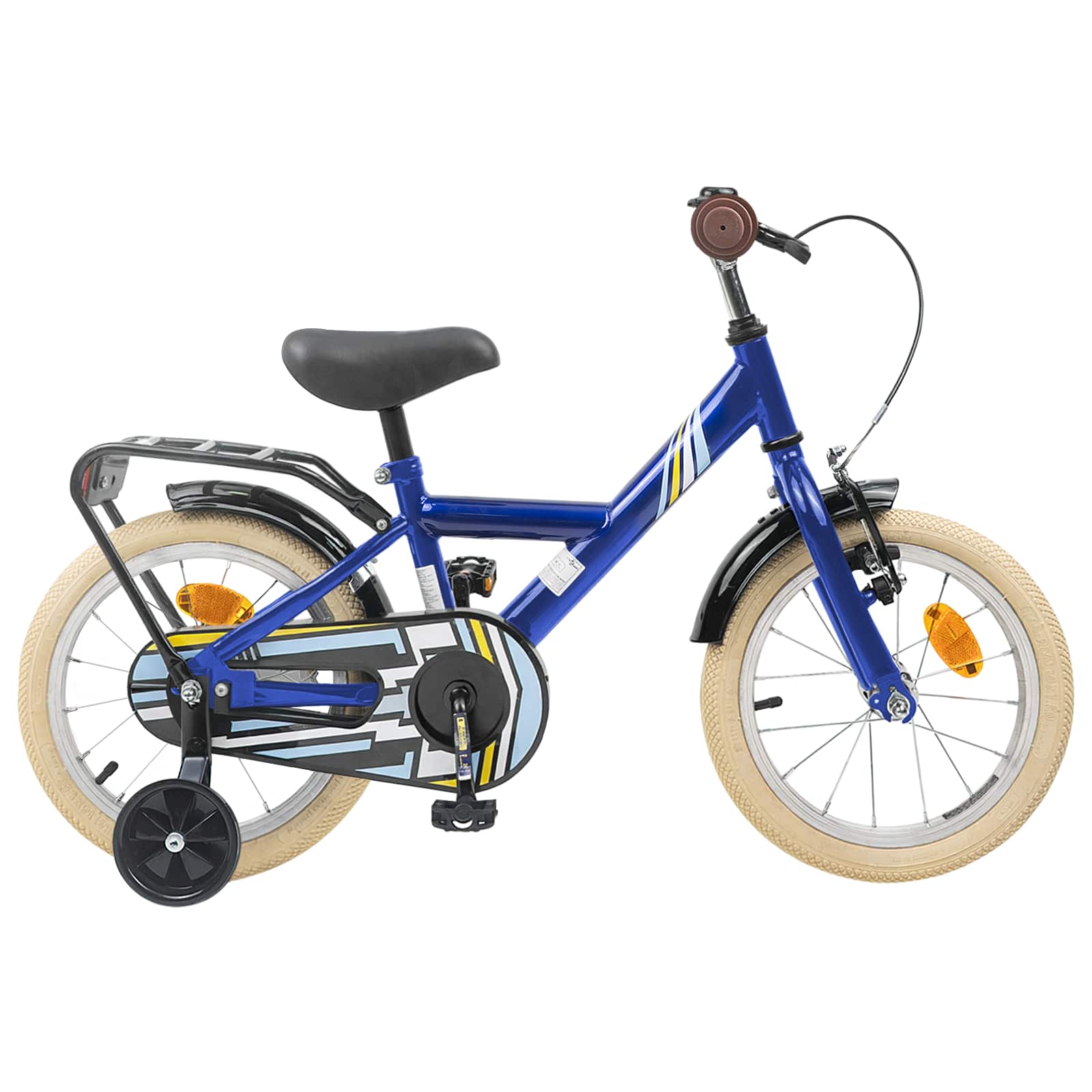 Kinderfahrrad 12 Zoll für 2-4 Jahre alt Dunkelblau