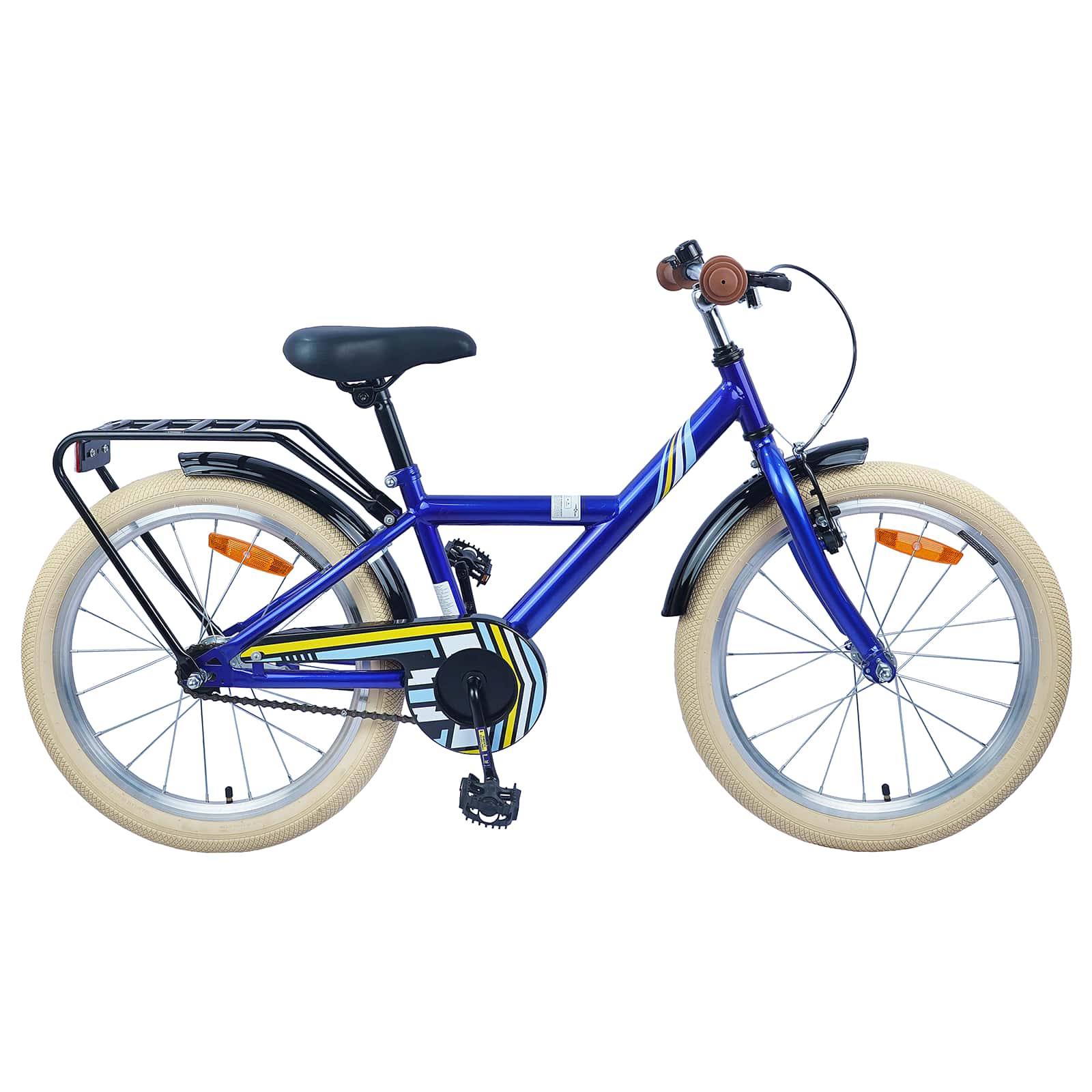 Kinderfahrrad 20 Zoll für 6-11 Jahre alt Dunkelblau