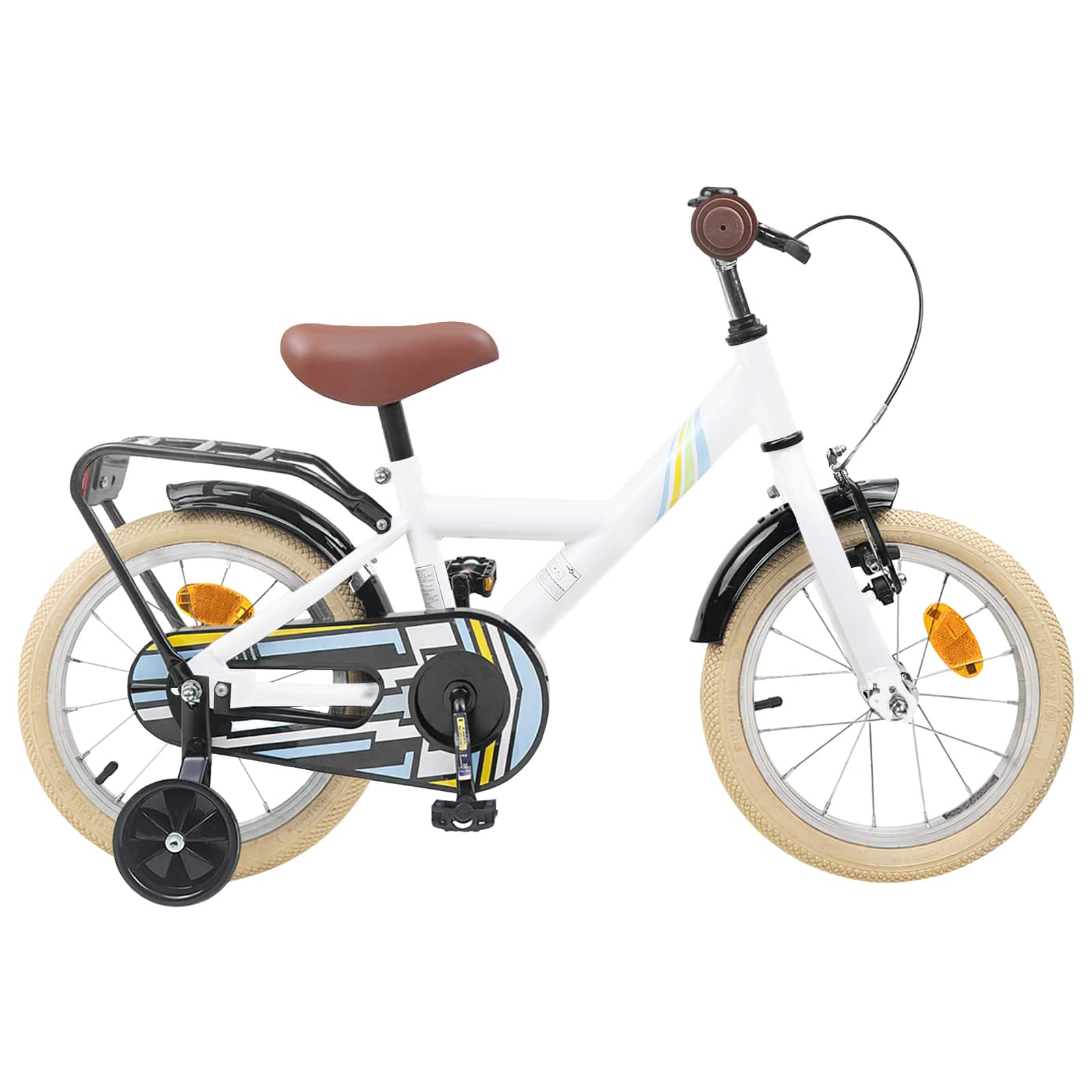 Kinderfahrrad 16 Zoll für 4-6 Jahre alt Weiß