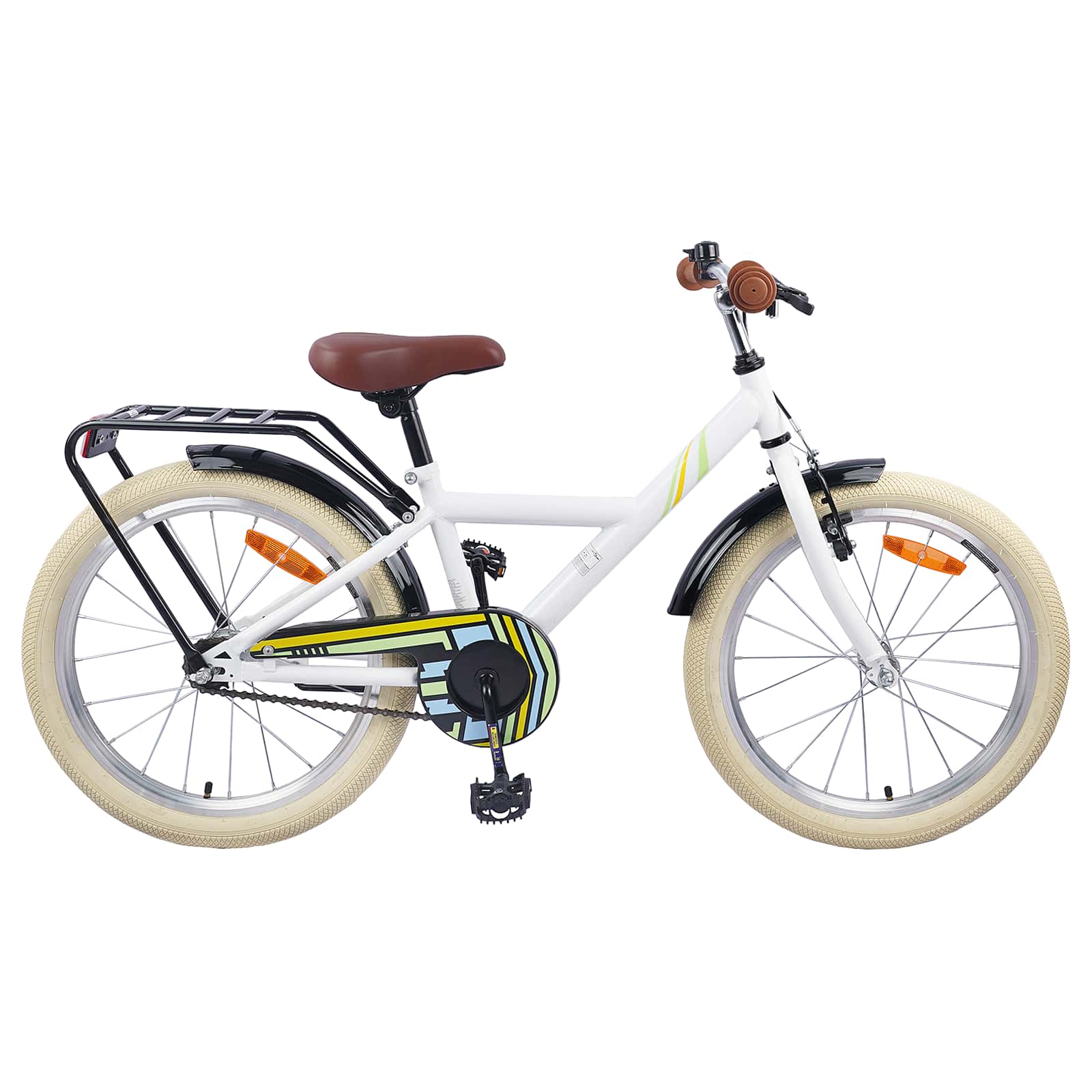 Kinderfahrrad 18 Zoll für 5-7 Jahre alt Weiß