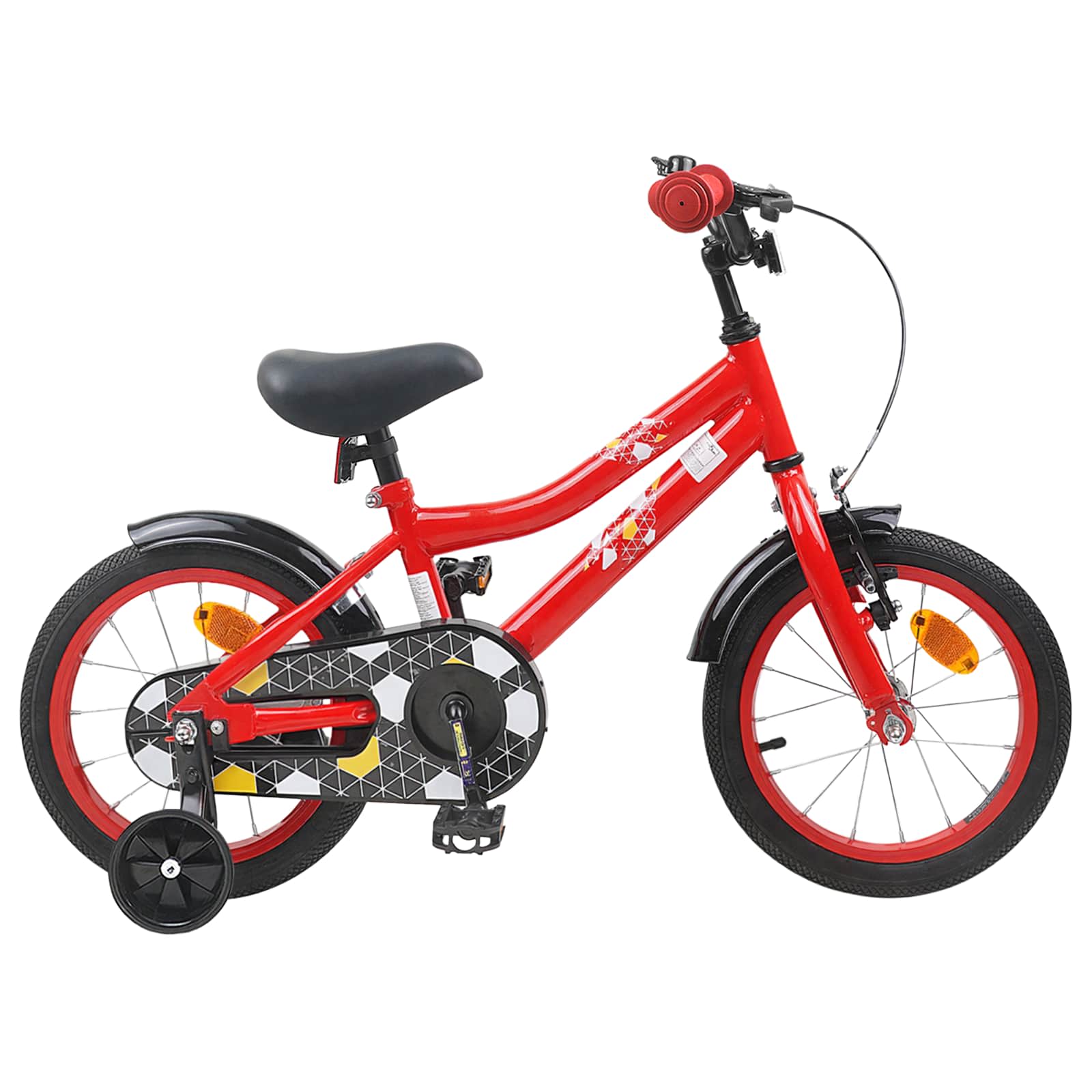 Kinderfahrrad 16 Zoll für 4-6 Jahre alt Rot