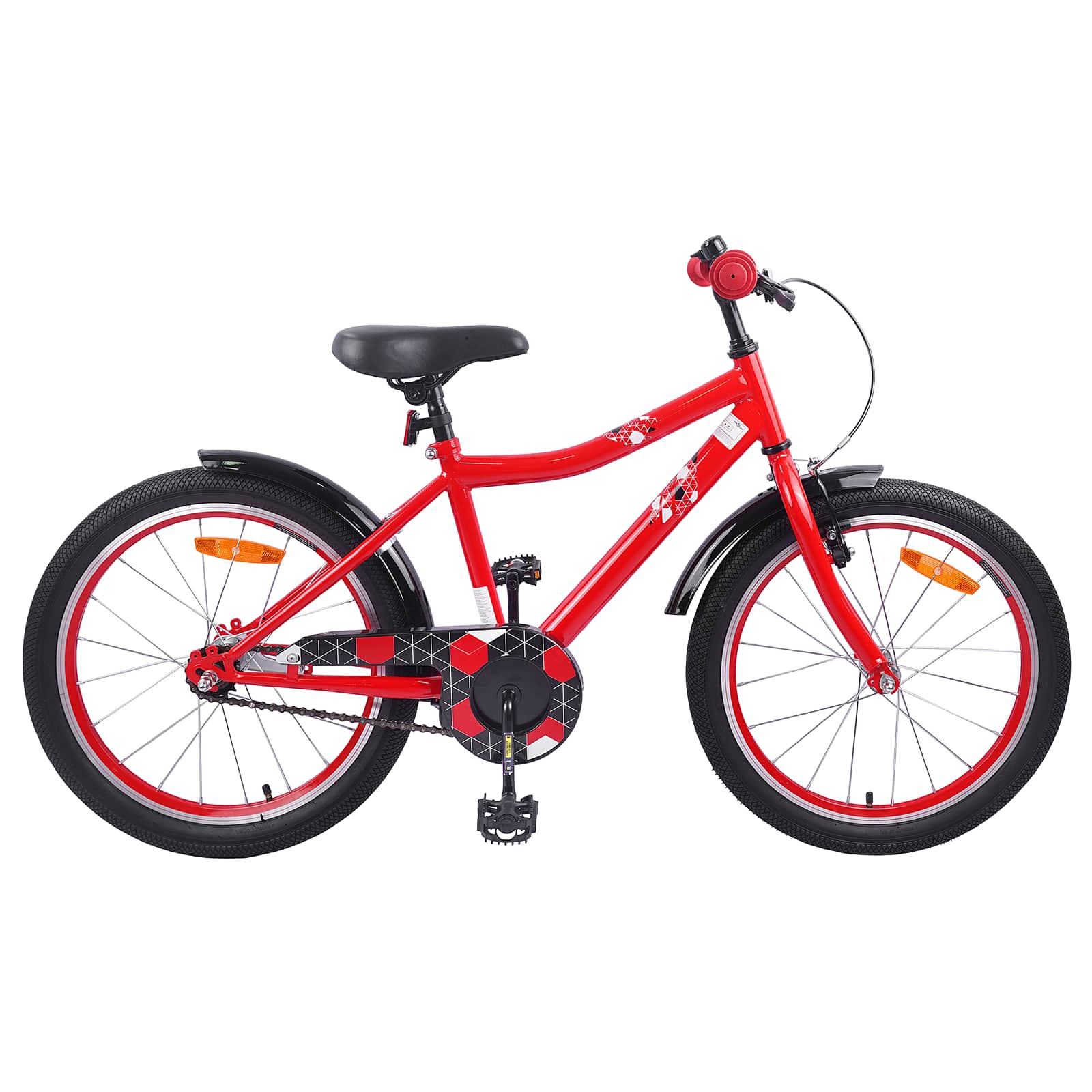 Kinderfahrrad 18 Zoll für 5-7 Jahre alt Rot