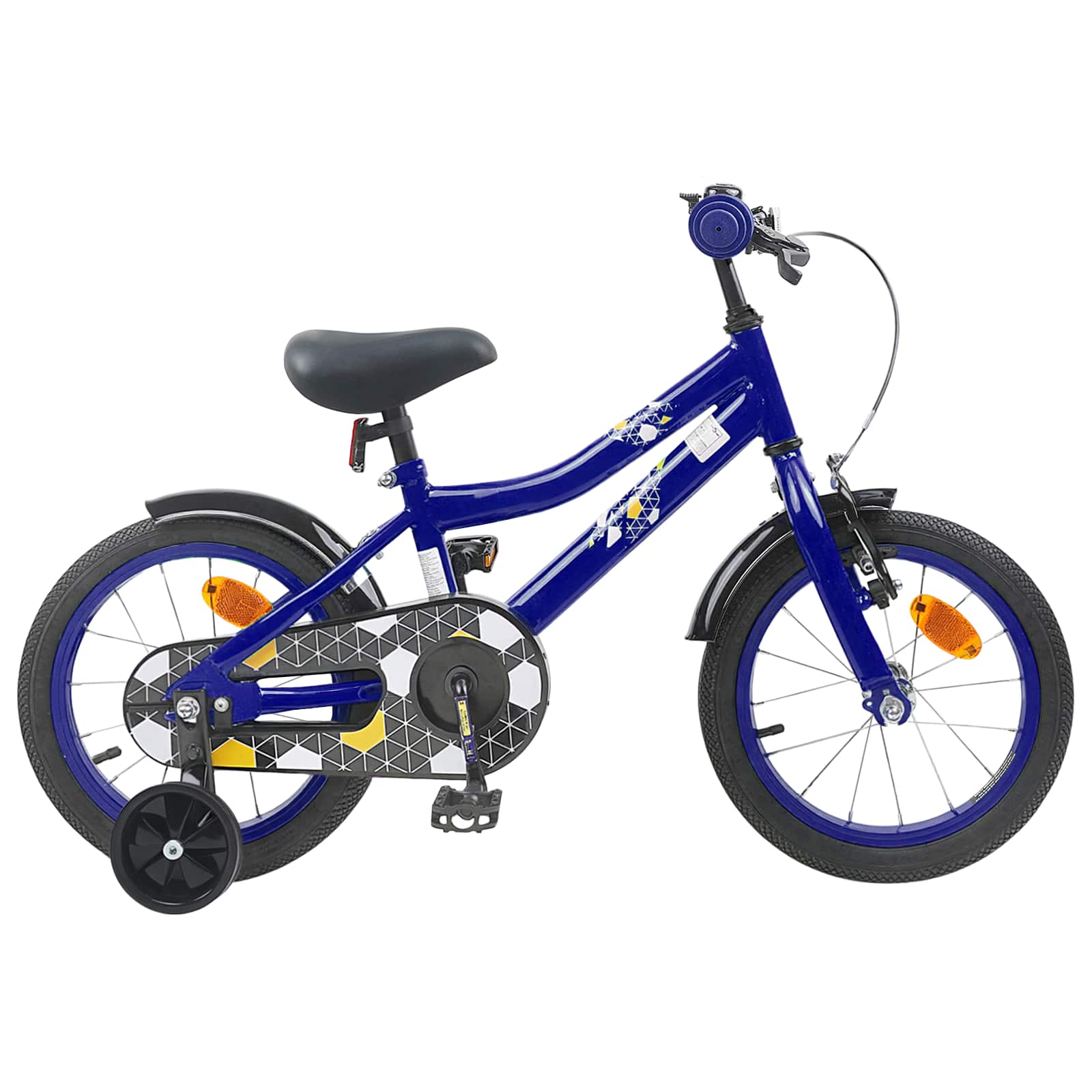 Kinderfahrrad 12 Zoll für 2-4 Jahre alt Dunkelblau