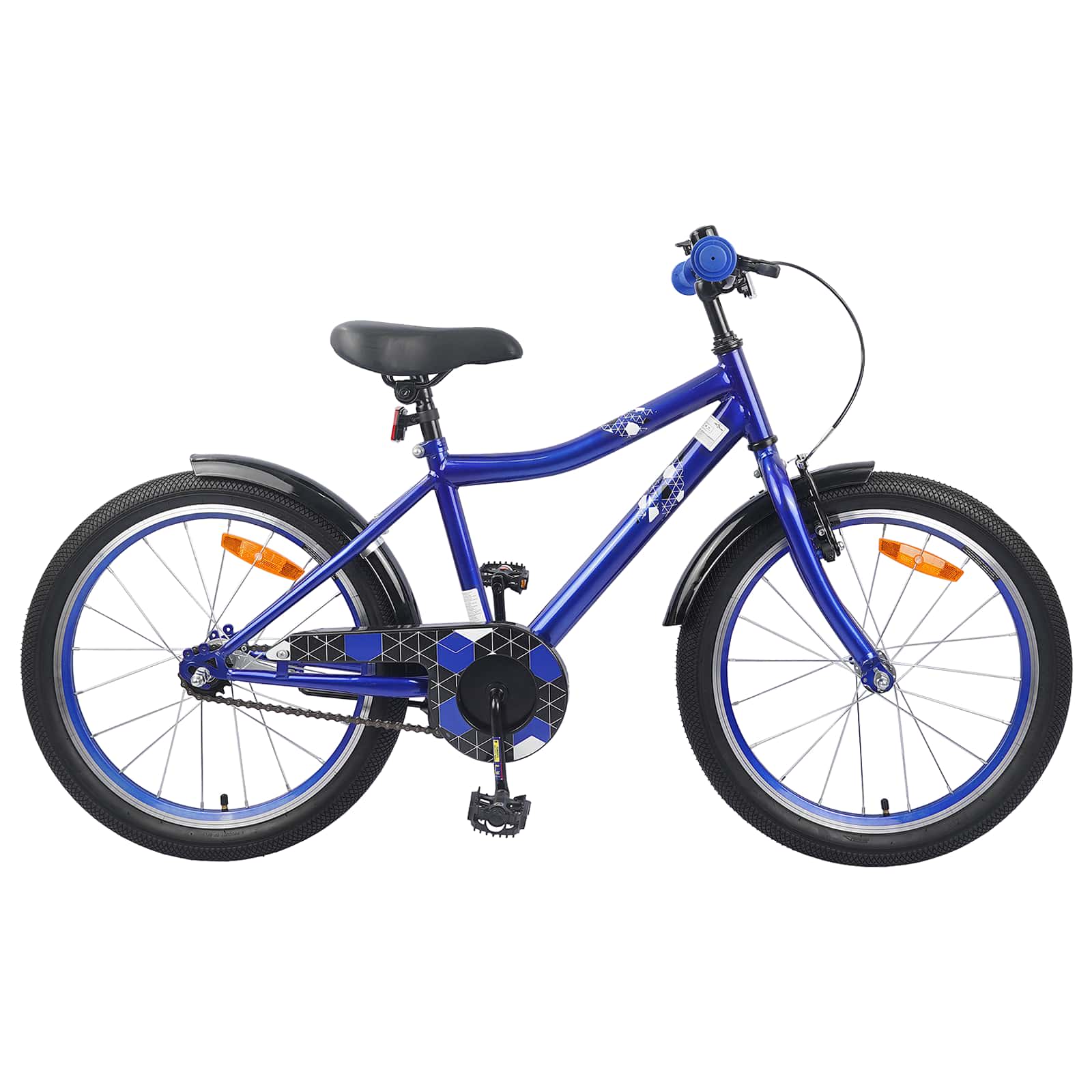 Kinderfahrrad 20 Zoll für 6-11 Jahre alt Dunkelblau