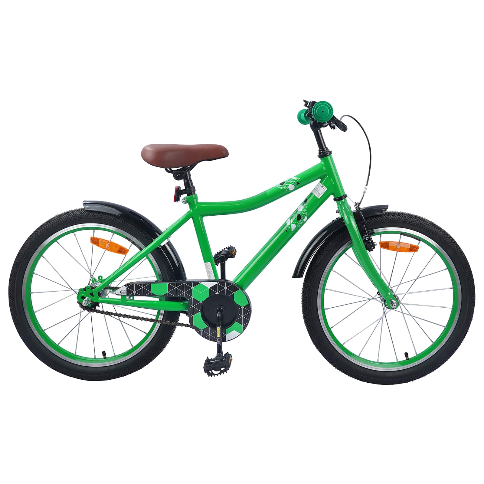 Kinderfahrrad 20 Zoll für 6-11 Jahre alt Grün
