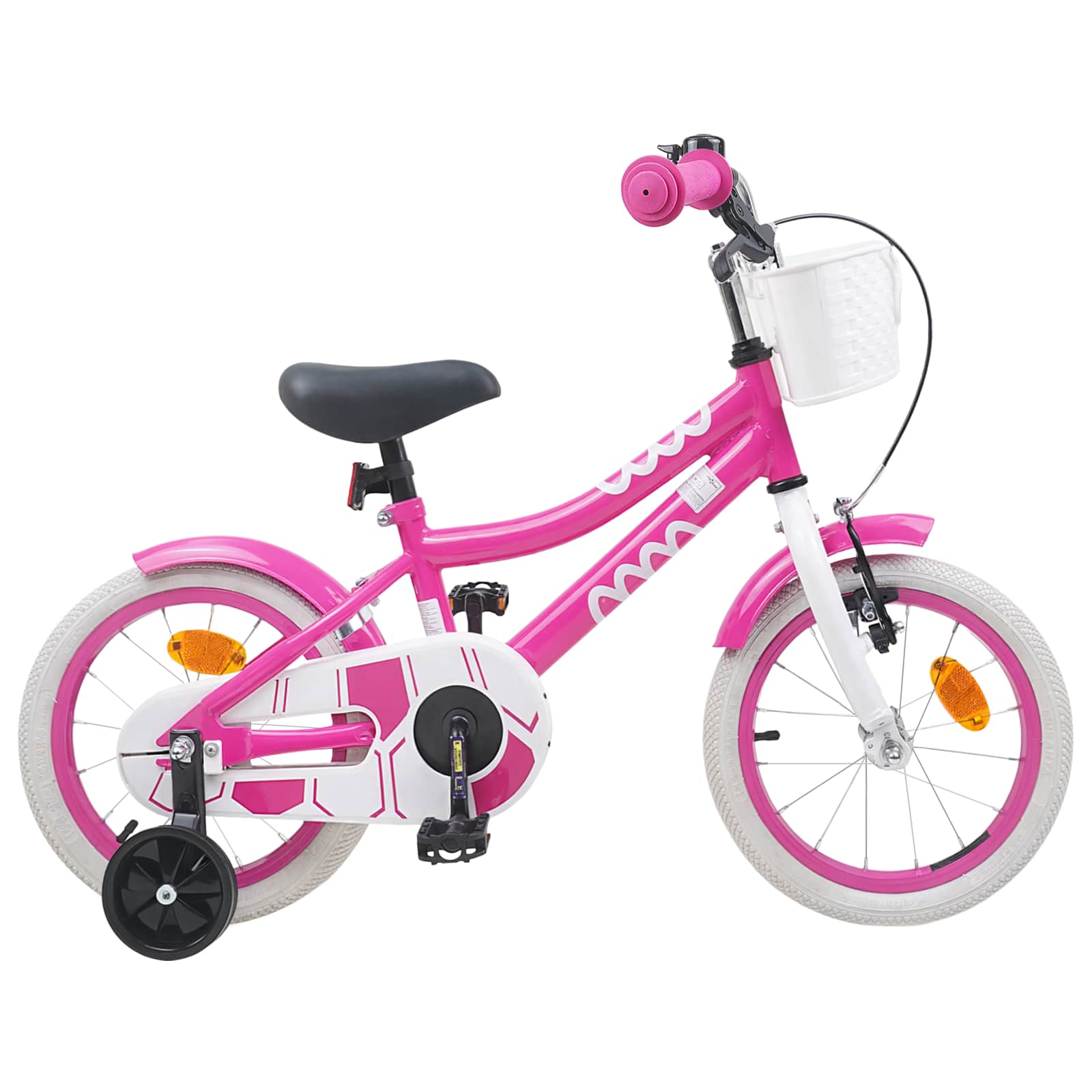 Kinderfahrrad 16 Zoll für 4-6 Jahre alt Rosa