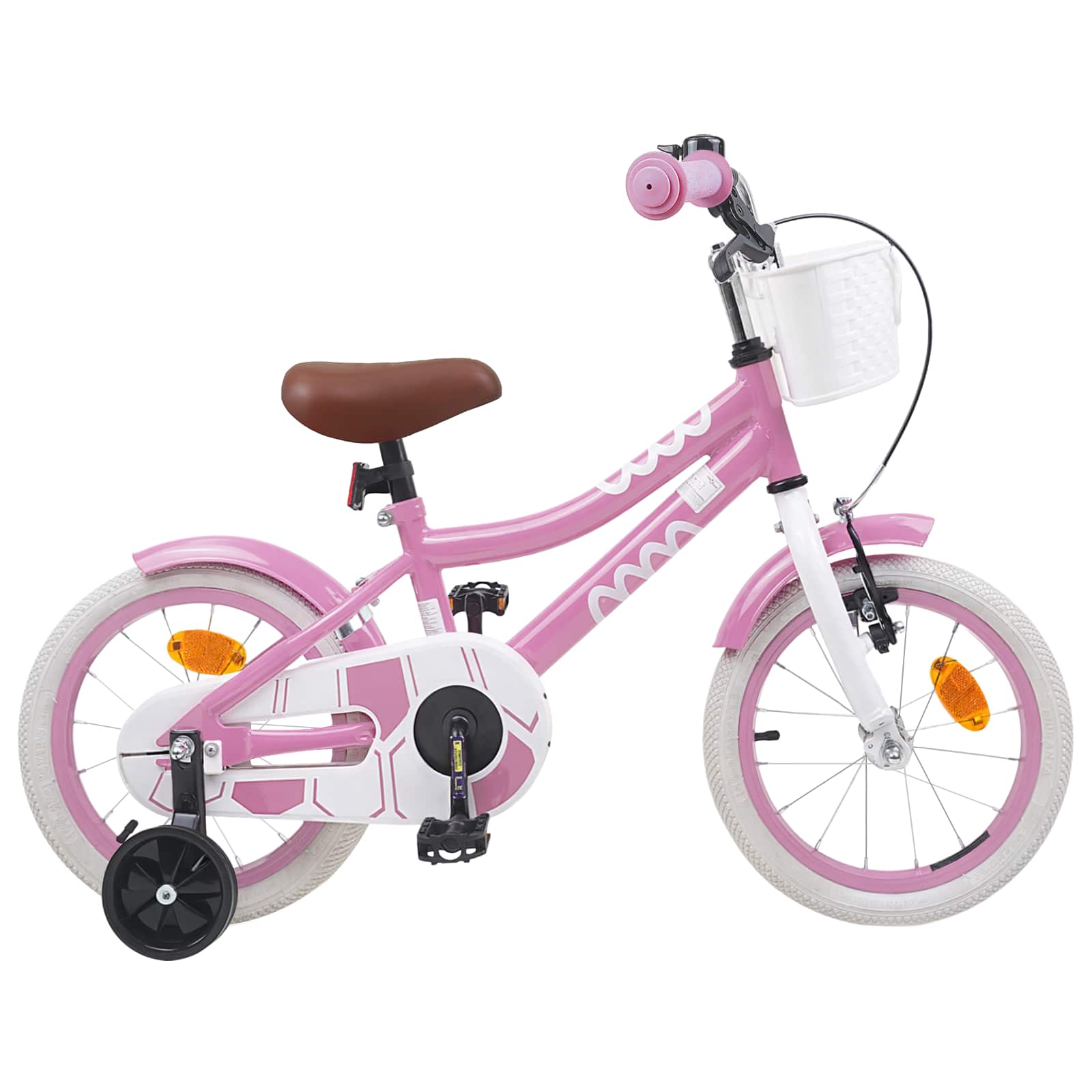 Kinderfahrrad 12 Zoll für 2-4 Jahre alt Hellrosa