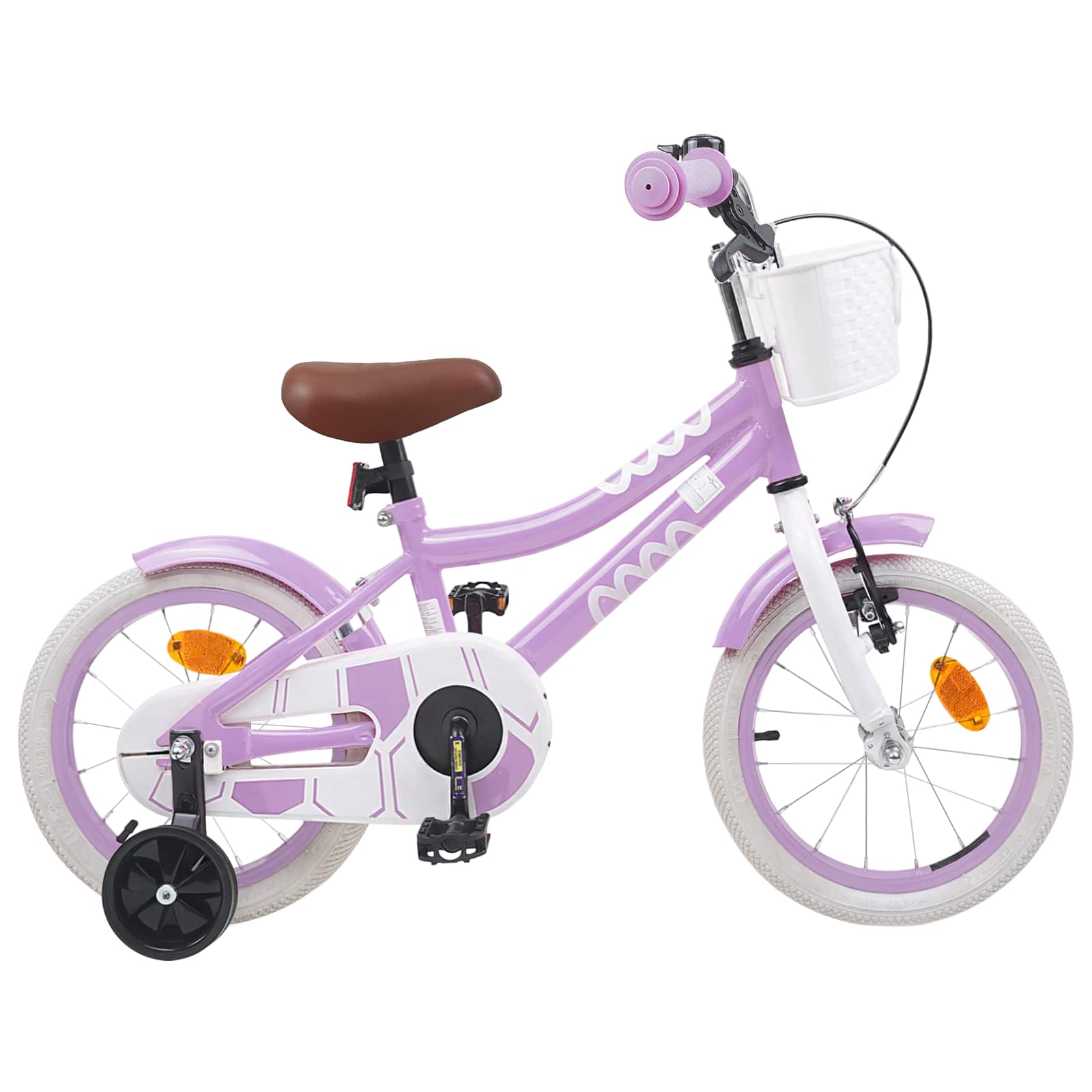 Kinderfahrrad 12 Zoll für 2-4 Jahre alt Lila