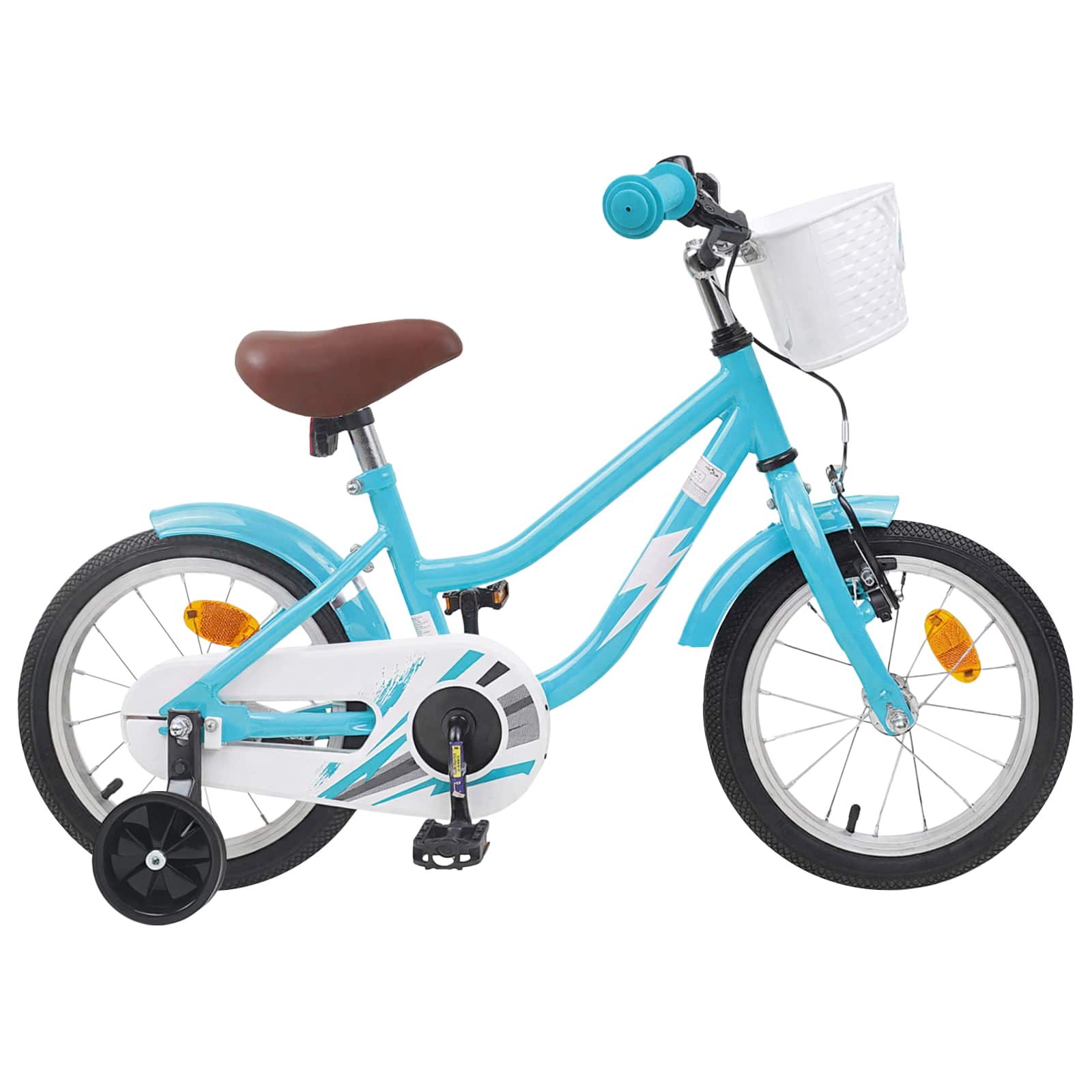 Kinderfahrrad 16 Zoll für 4-6 Jahre alt Himmelblau