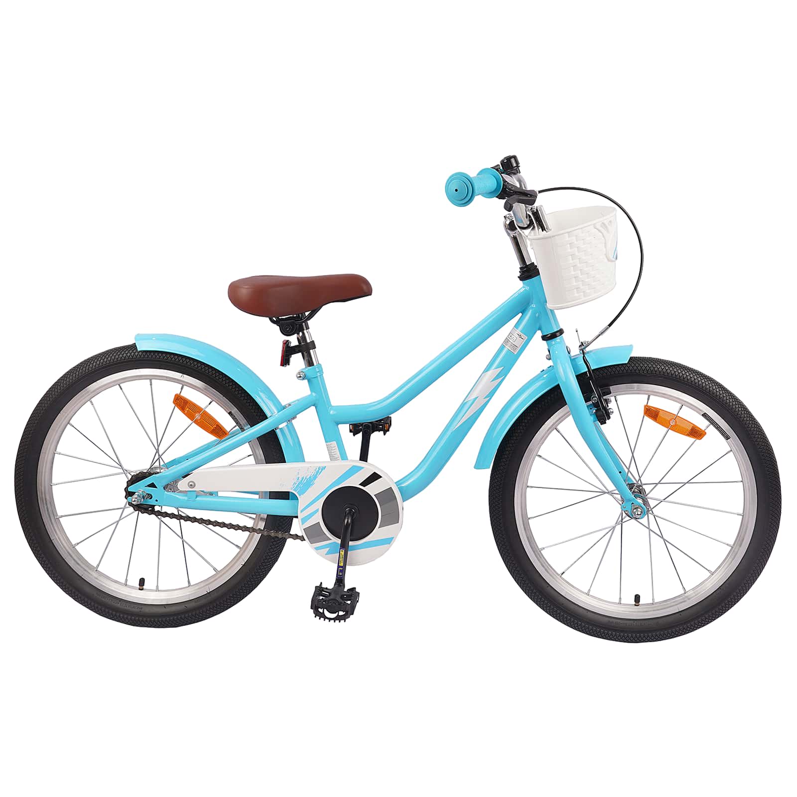 Kinderfahrrad 20 Zoll für 6-11 Jahre alt Himmelblau