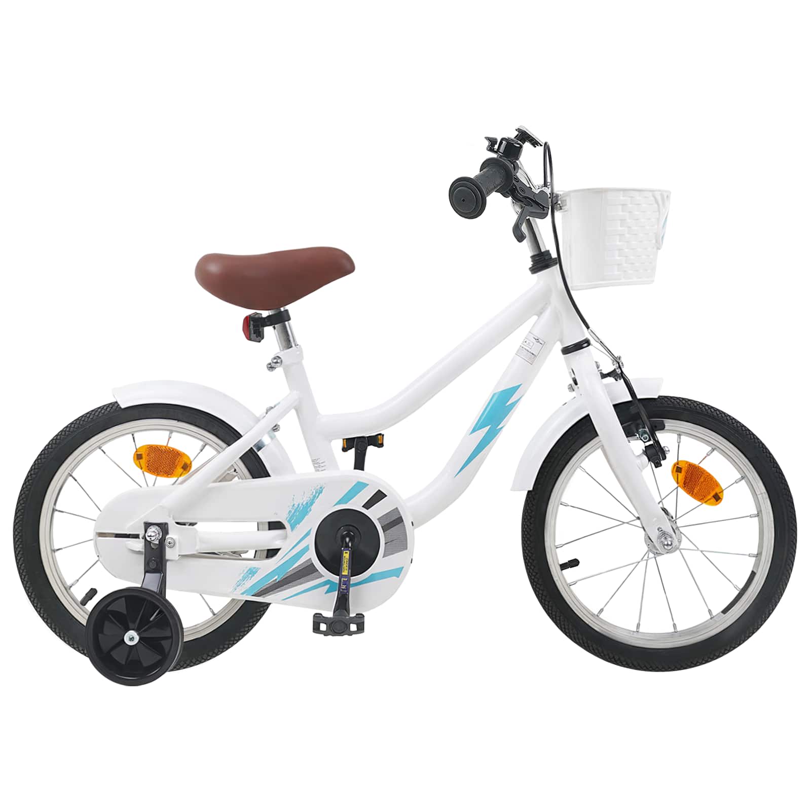 Kinderfahrrad 12 Zoll für 2-4 Jahre alt Weiß