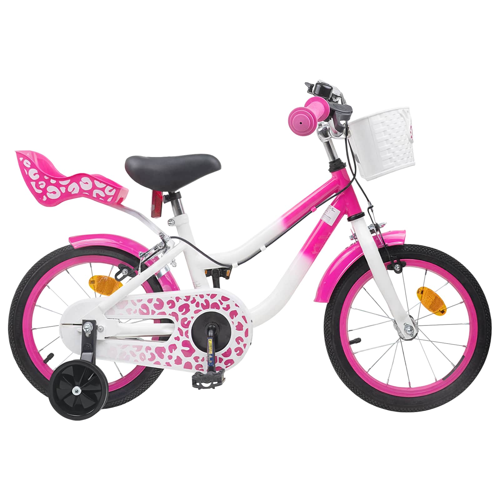 Kinderfahrrad 16 Zoll für 4-6 Jahre alt Rosa