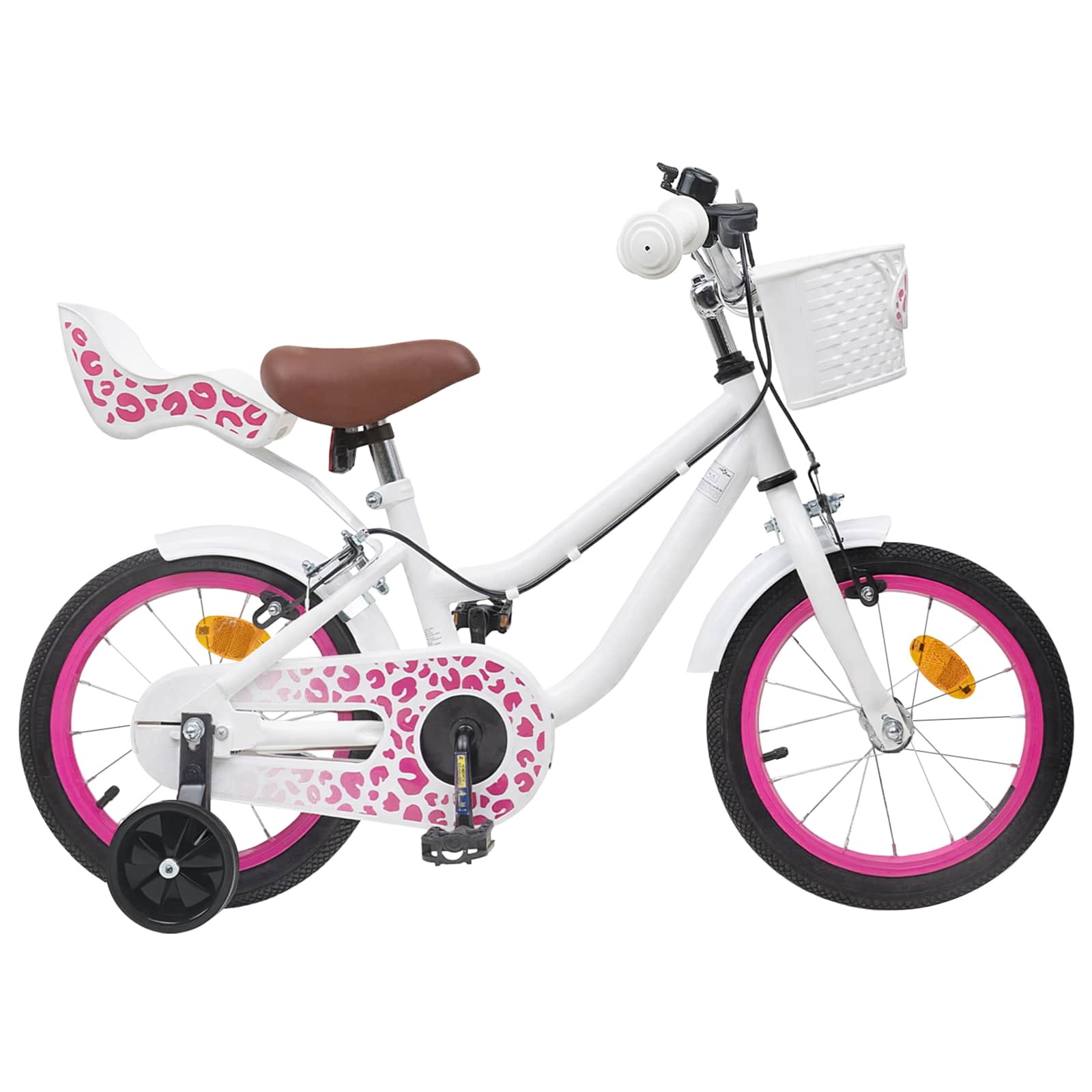 Kinderfahrrad 16 Zoll für 4-6 Jahre alt Weiß