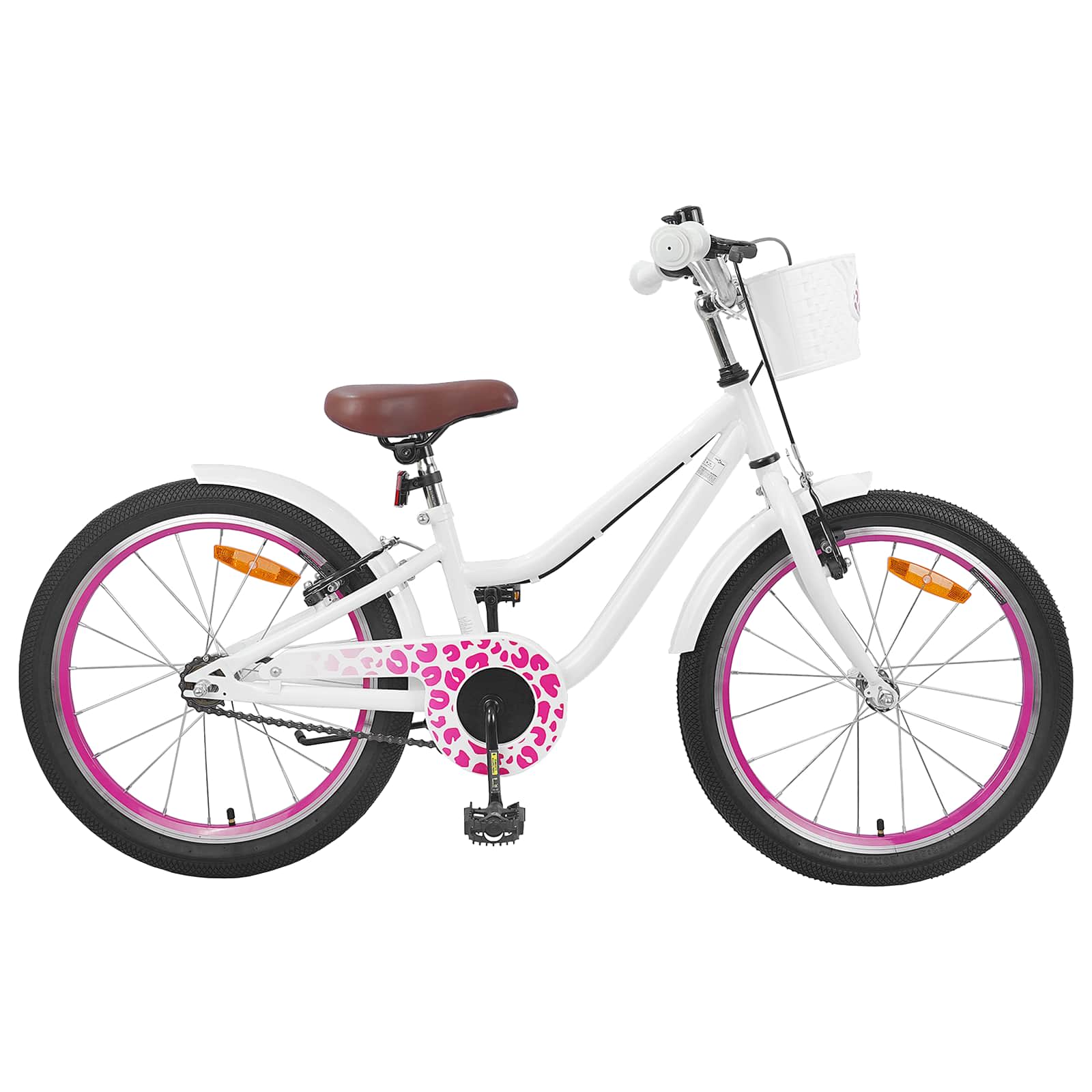 Kinderfahrrad 18 Zoll für 5-7 Jahre alt Weiß