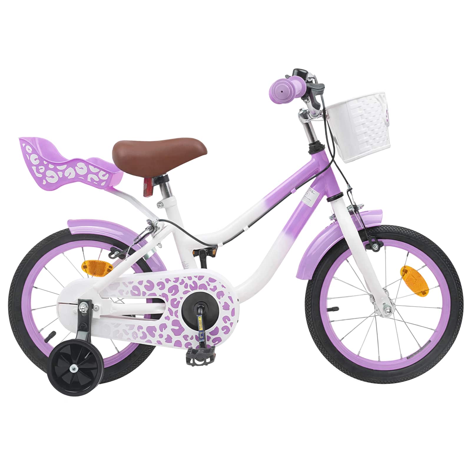 Kinderfahrrad 16 Zoll für 4-6 Jahre alt Lila