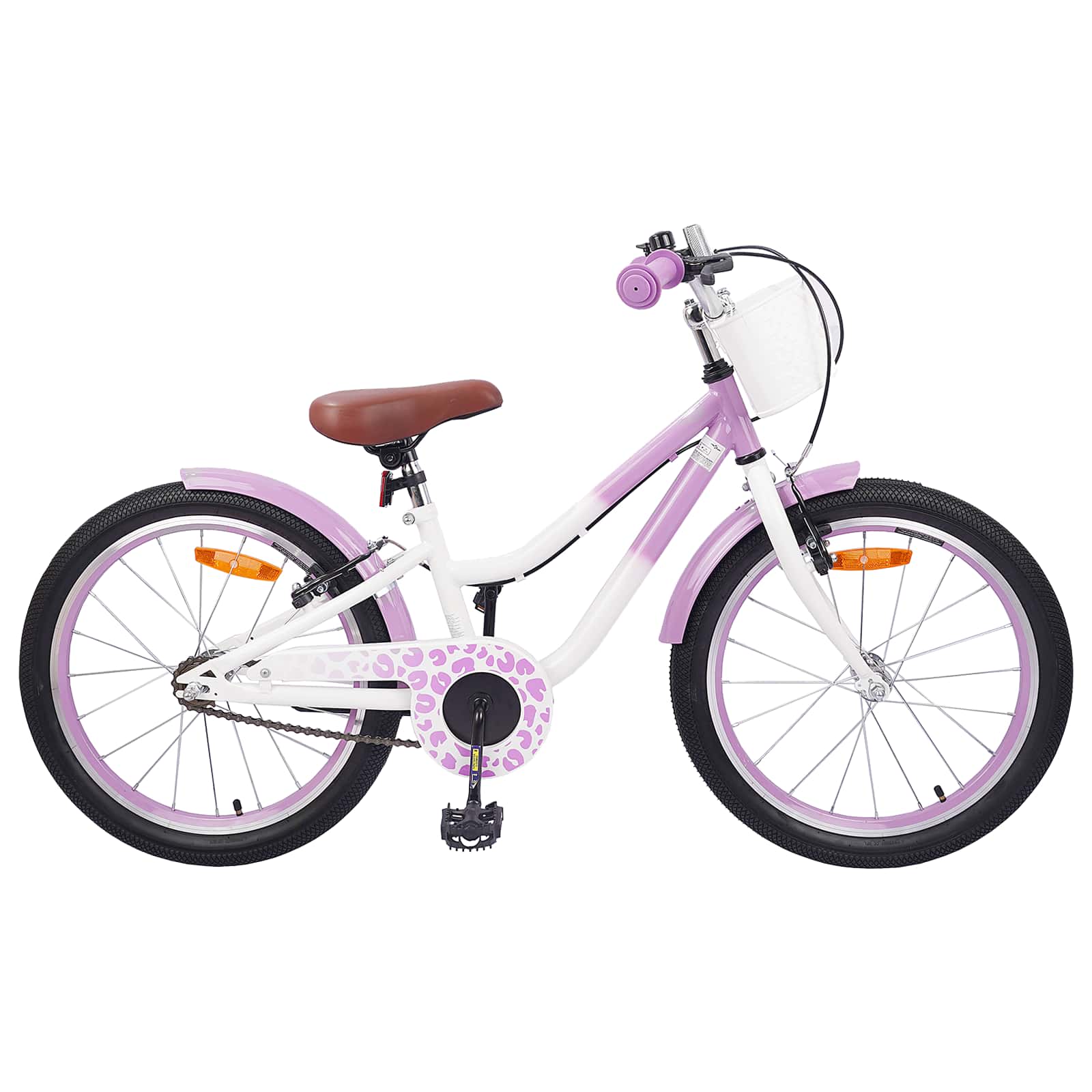Kinderfahrrad 18 Zoll für 5-7 Jahre alt Lila