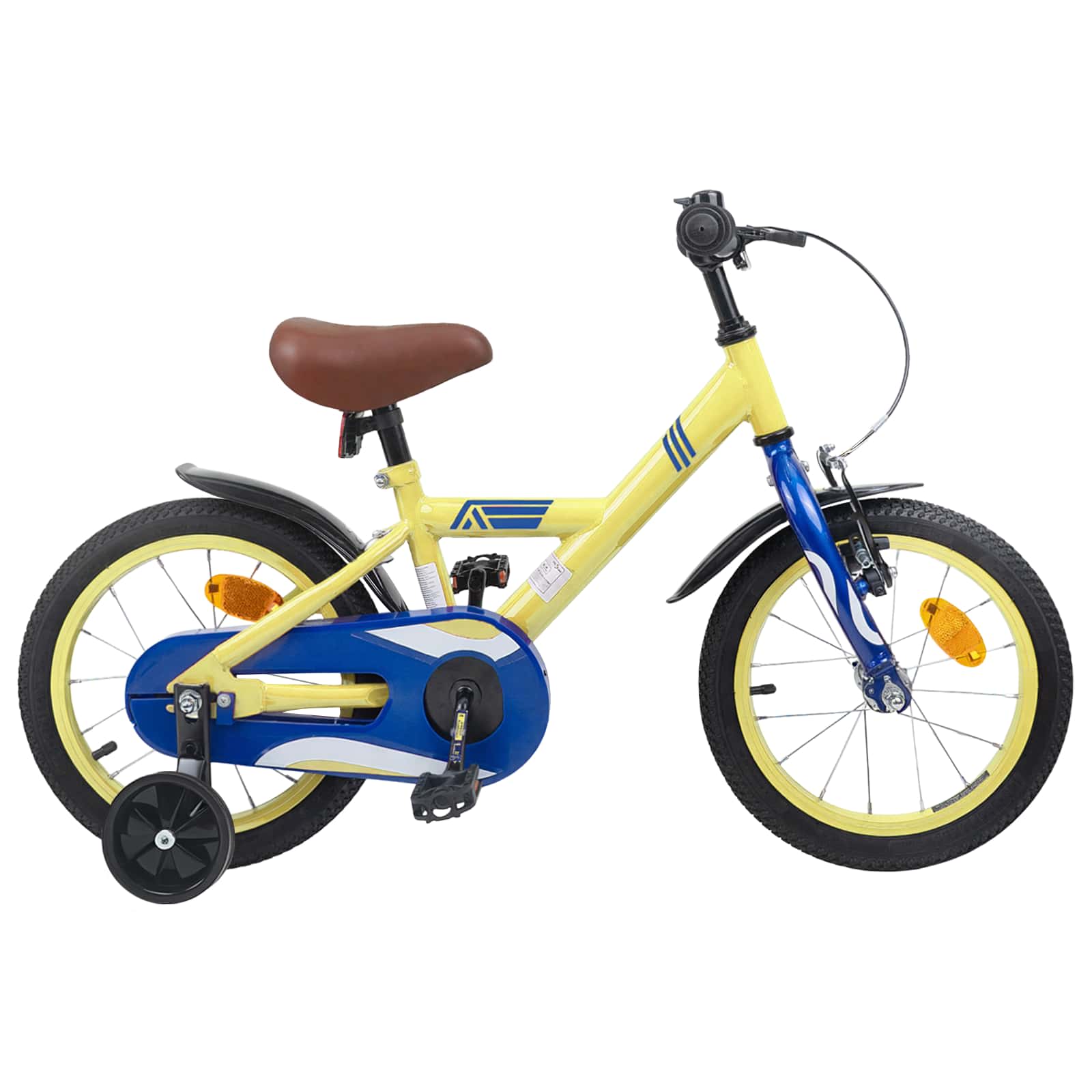 Kinderfahrrad 16 Zoll für 4-6 Jahre alt Gelb