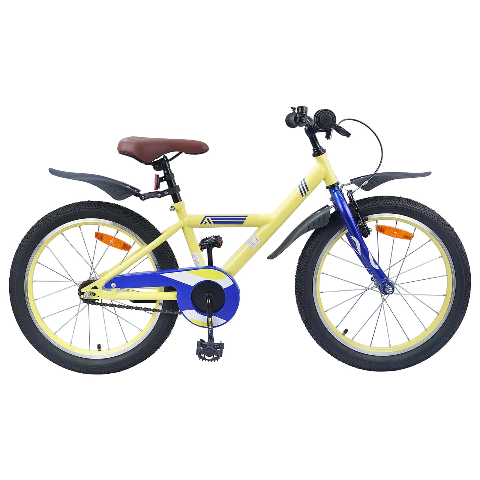 Kinderfahrrad 18 Zoll für 5-7 Jahre alt Gelb