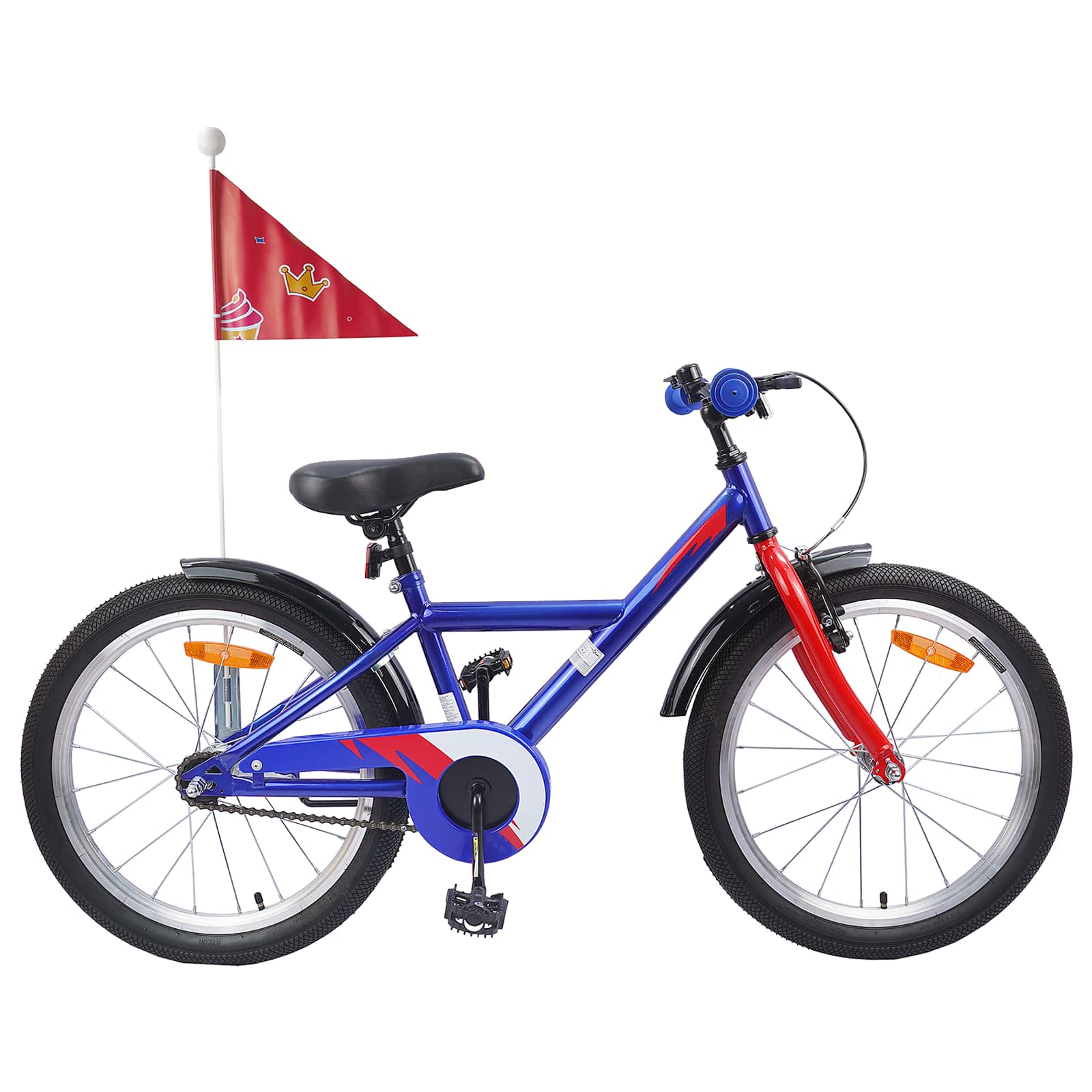 Kinderfahrrad 20 Zoll für 6-11 Jahre alt Dunkelblau