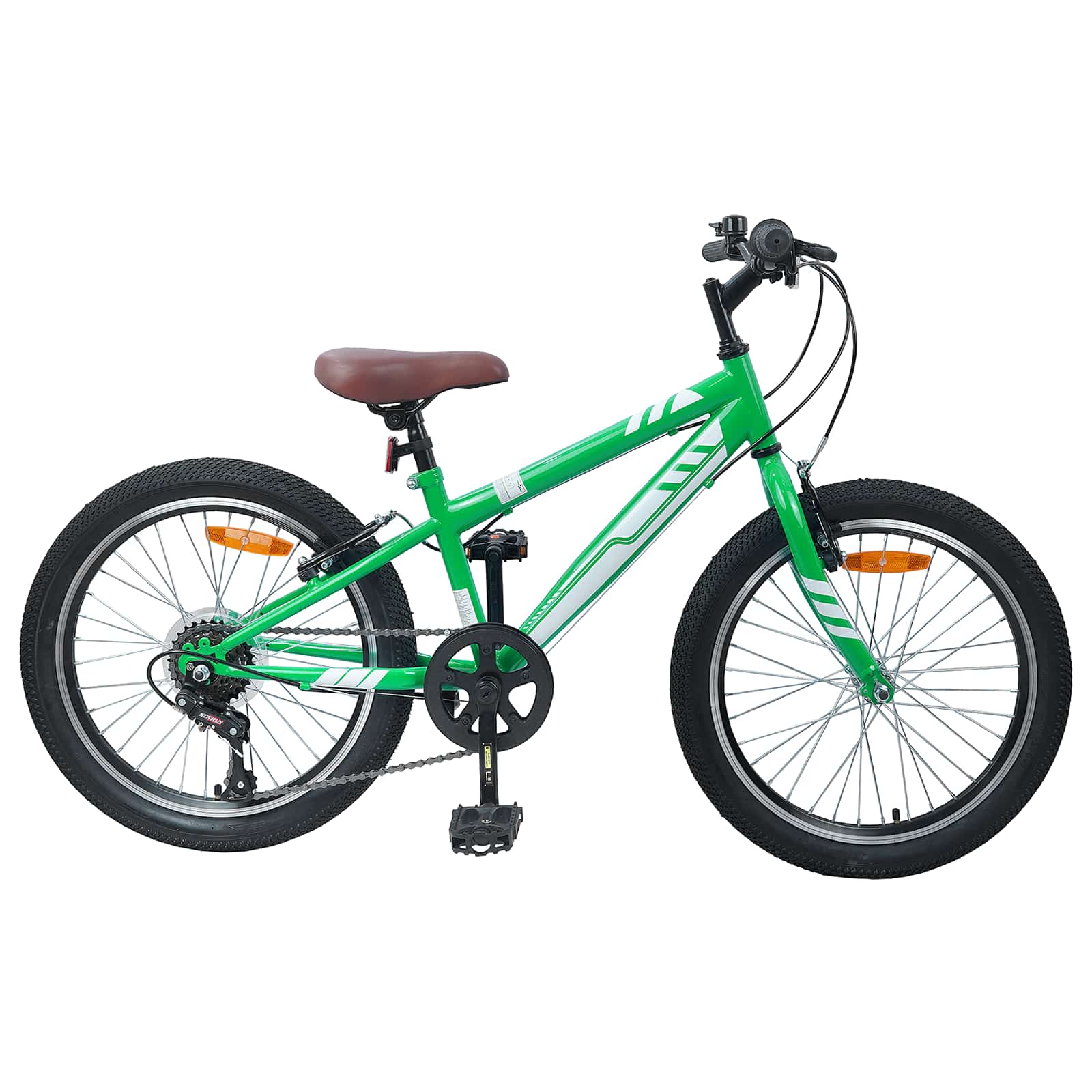 Mountainbike 20 Zoll 6-Geschwindigkeit für 5-8 Jahre alt Grün