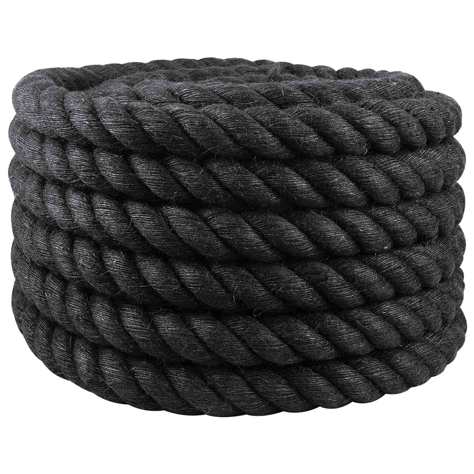 Juteseil 36 mm Schwarz 100% Tossa Jute