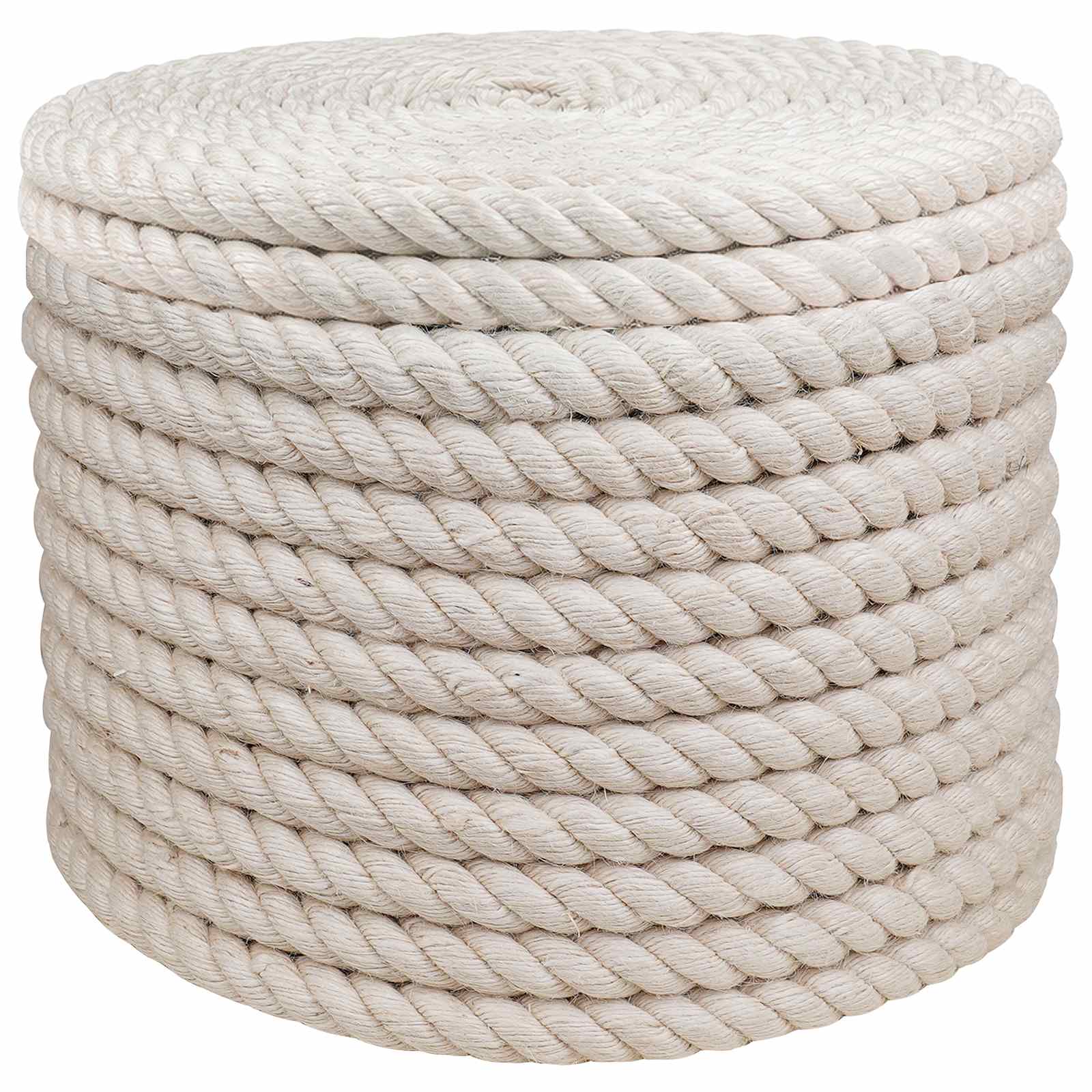 Juteseil 16 mm Weiß 100% Tossa Jute