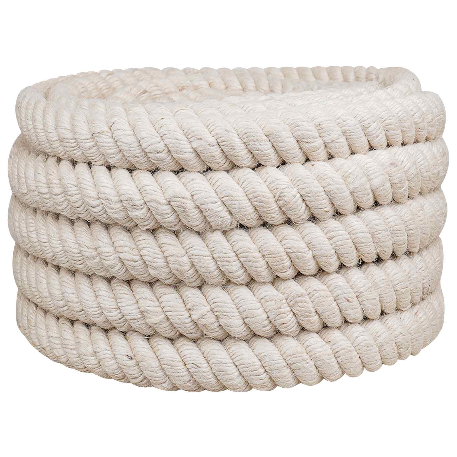 Juteseil 36 mm Weiß 100% Tossa Jute