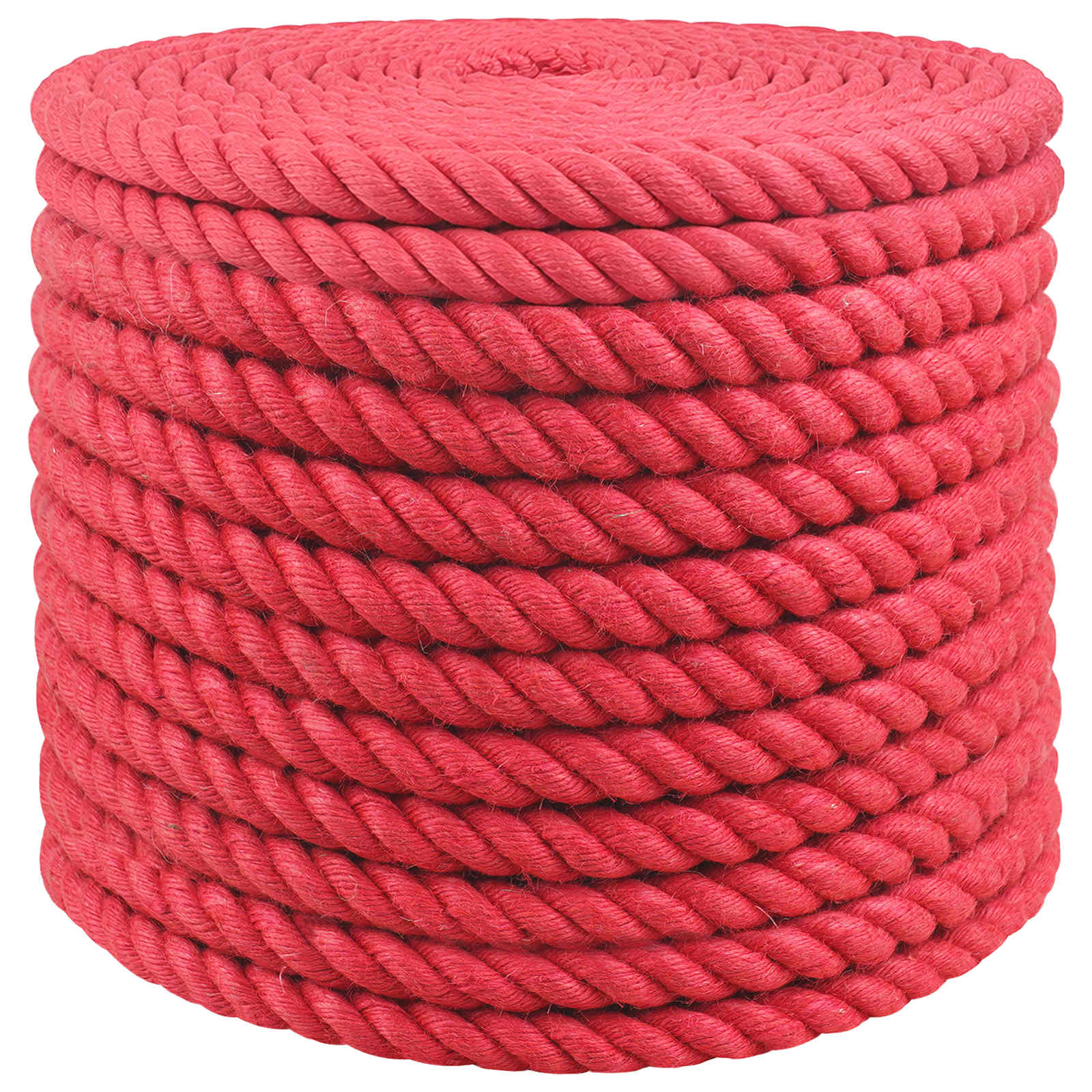 Juteseil 16 mm Rot 100% Tossa Jute