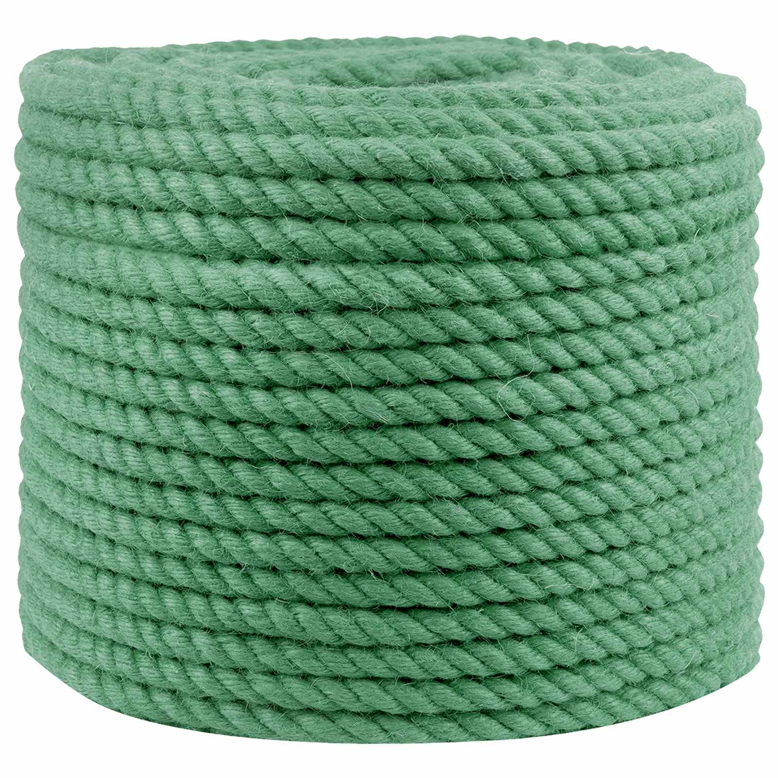 Juteseil 14 mm Grün 100% Tossa Jute