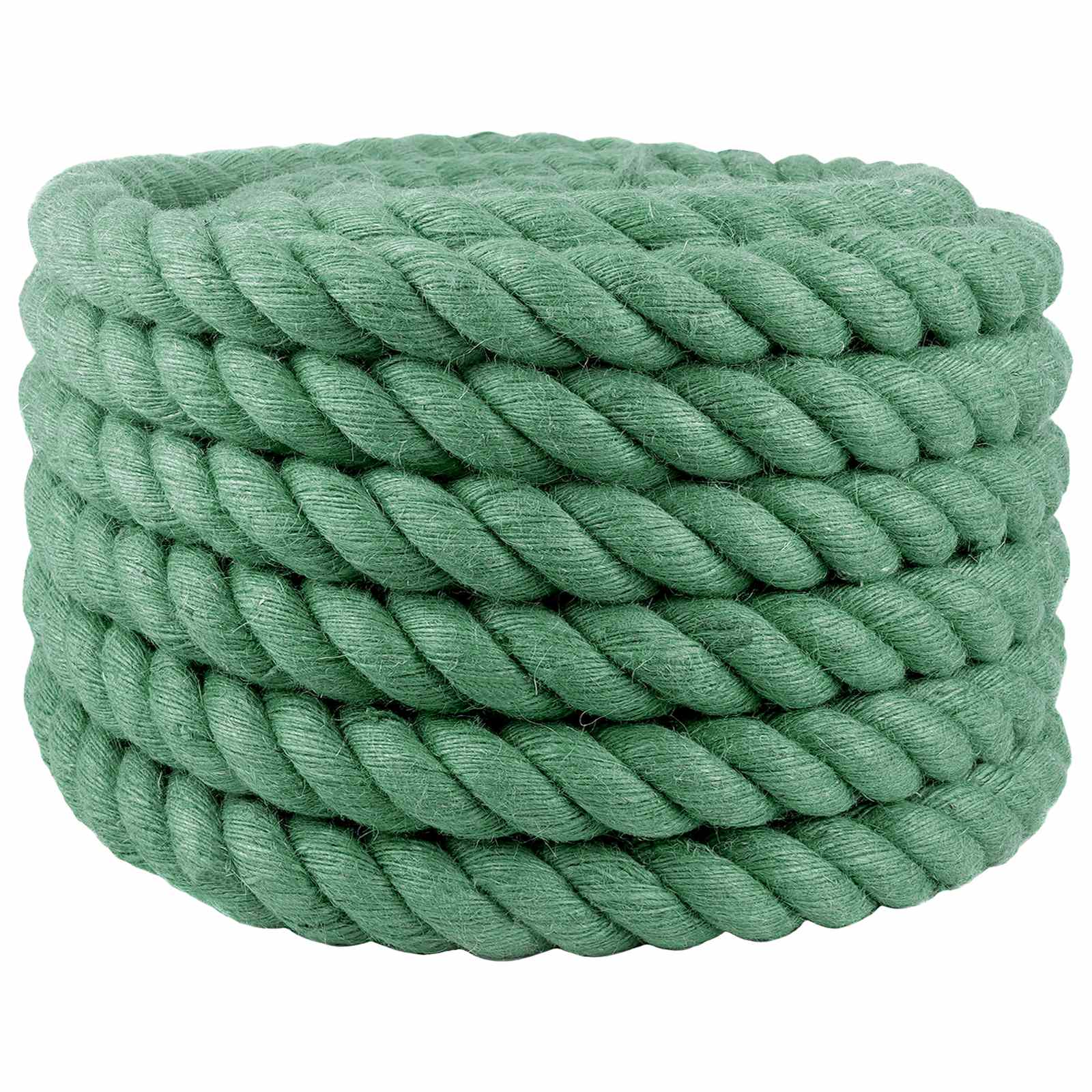 Juteseil 50 mm Grün 100% Tossa Jute