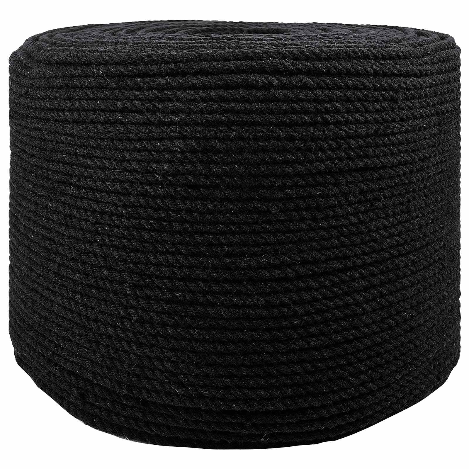 Baumwollzwirn 4 mm 50 m Schwarz 100% Baumwolle