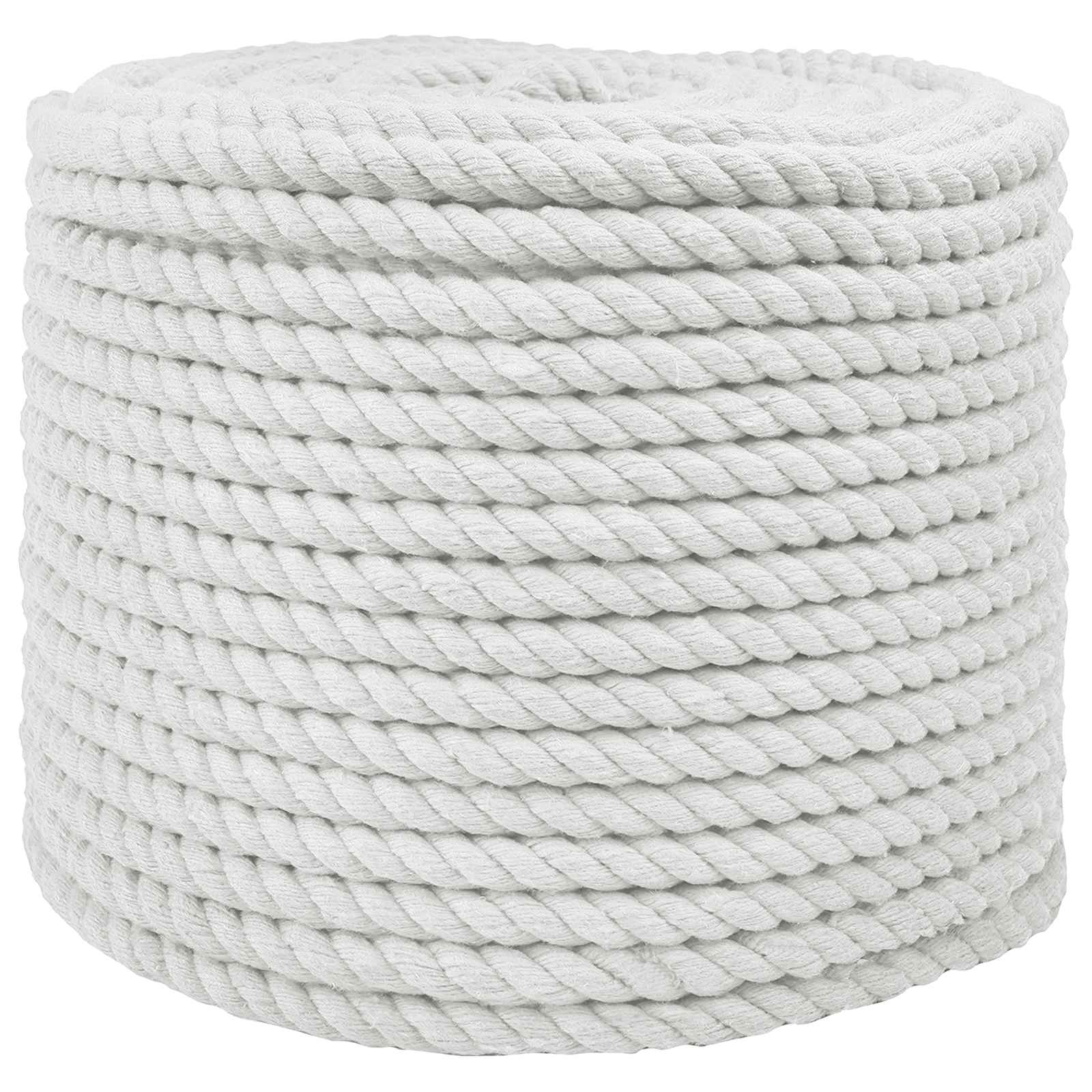 Baumwollseil 14 mm 100 m Weiß 100% Baumwolle