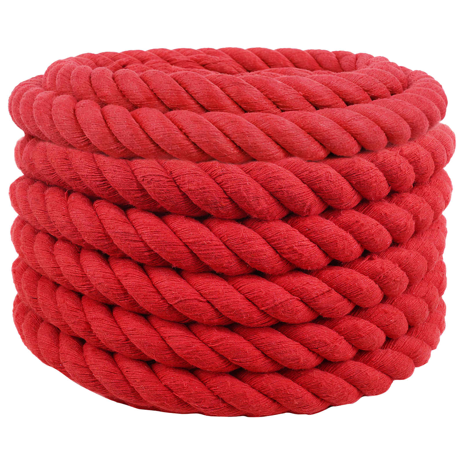 Baumwollseil 30 mm 10 m Rot 100% Baumwolle