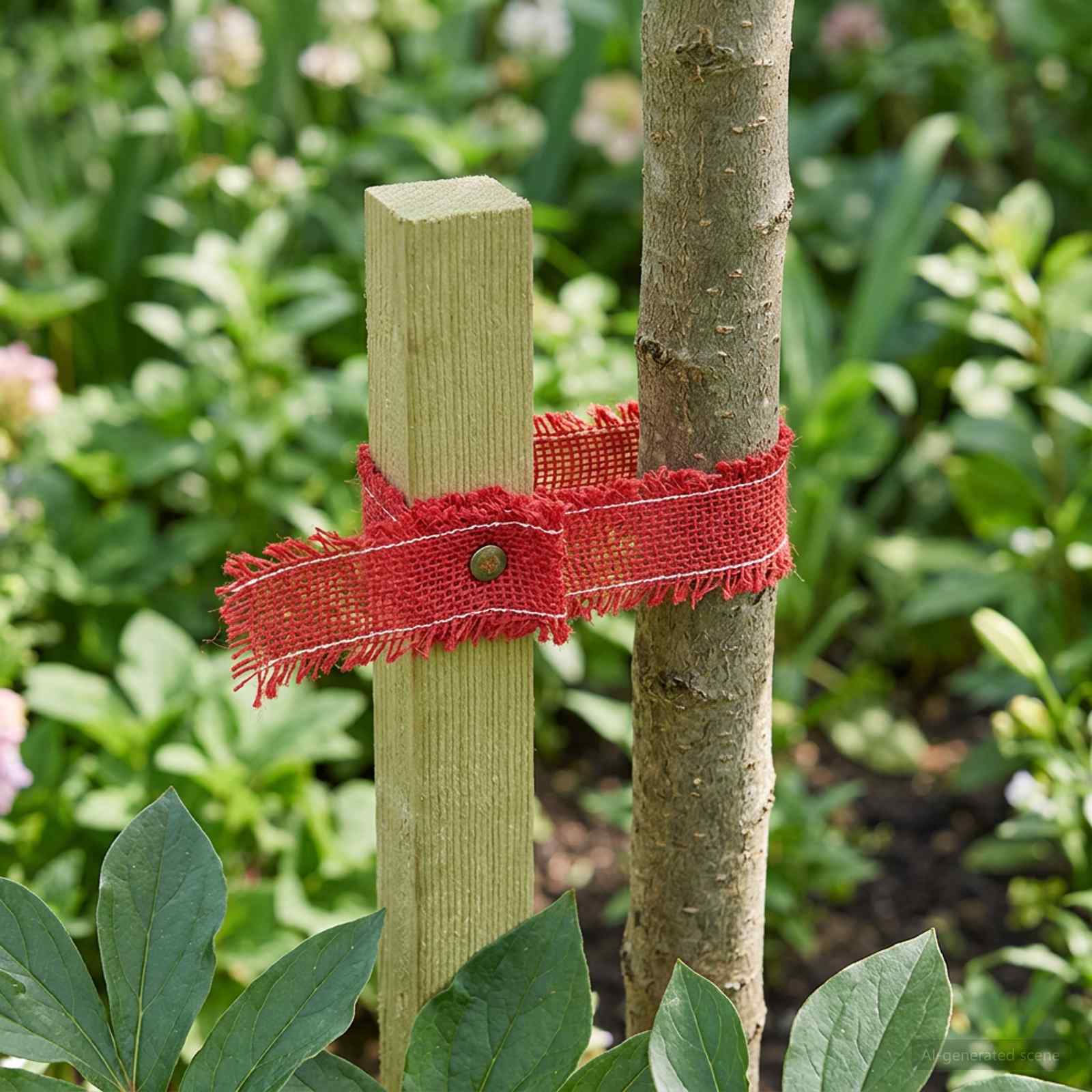 Juterolle 5 x 2500 cm Rot