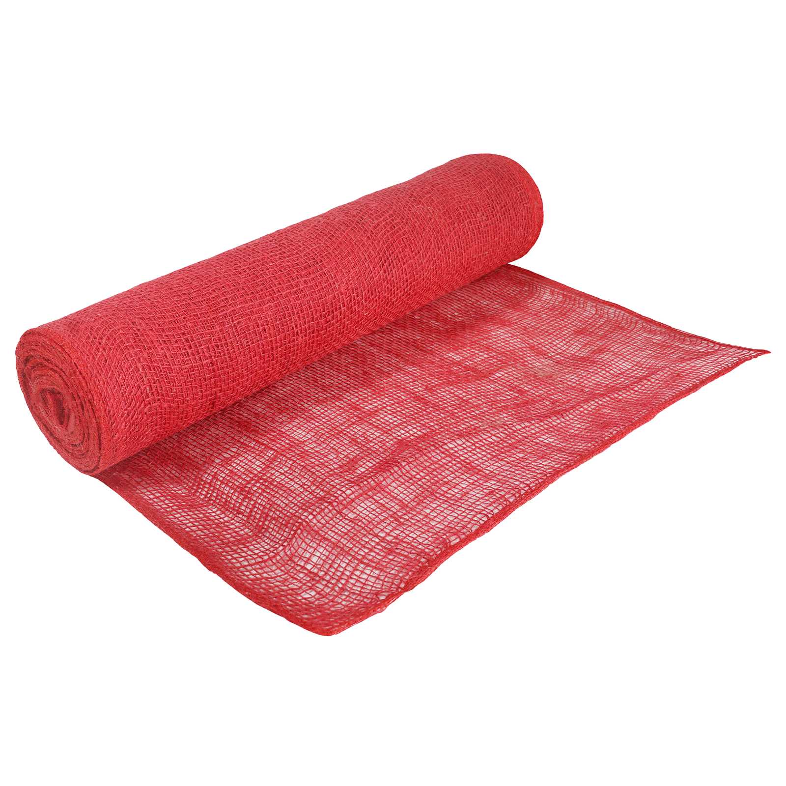 Juterolle 50 x 500 cm Rot