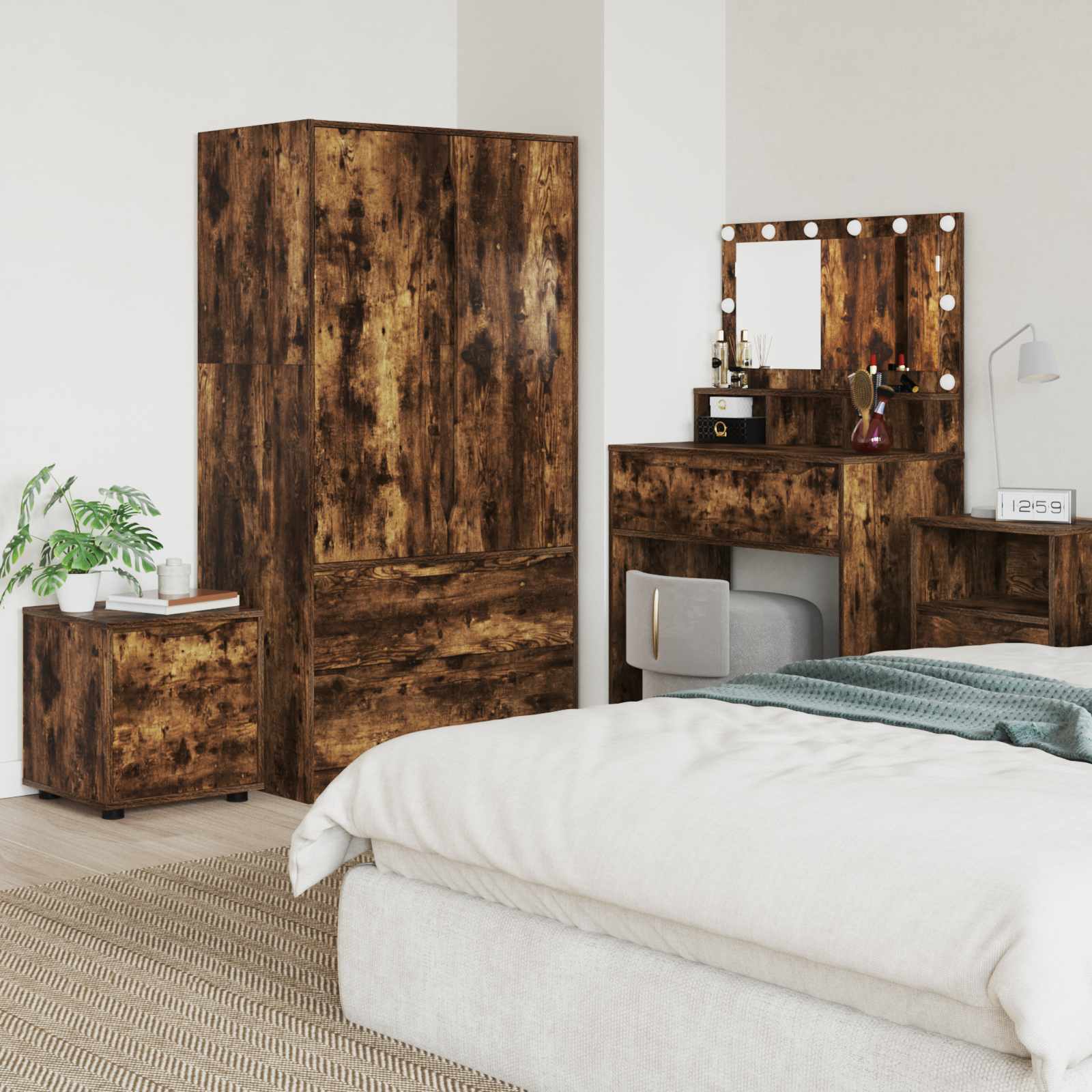 Badezimmerschrank 40,5 x 40 x 44 cm Holzwerkstoff